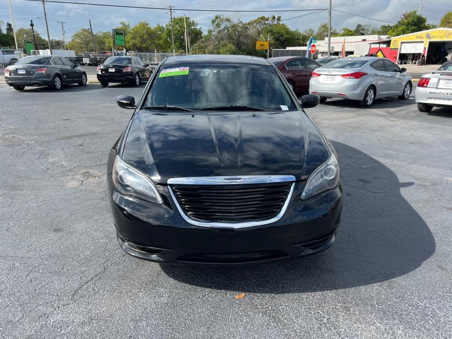 2013 BLACK CHRYSLER 200 TOURING (1C3CCBBB3DN) with an 2.4L engine, Automatic transmission, located at 2929 9th St. West, Bradenton, 34205, (941) 242-2810, 27.473591, -82.570679 - Photo#3