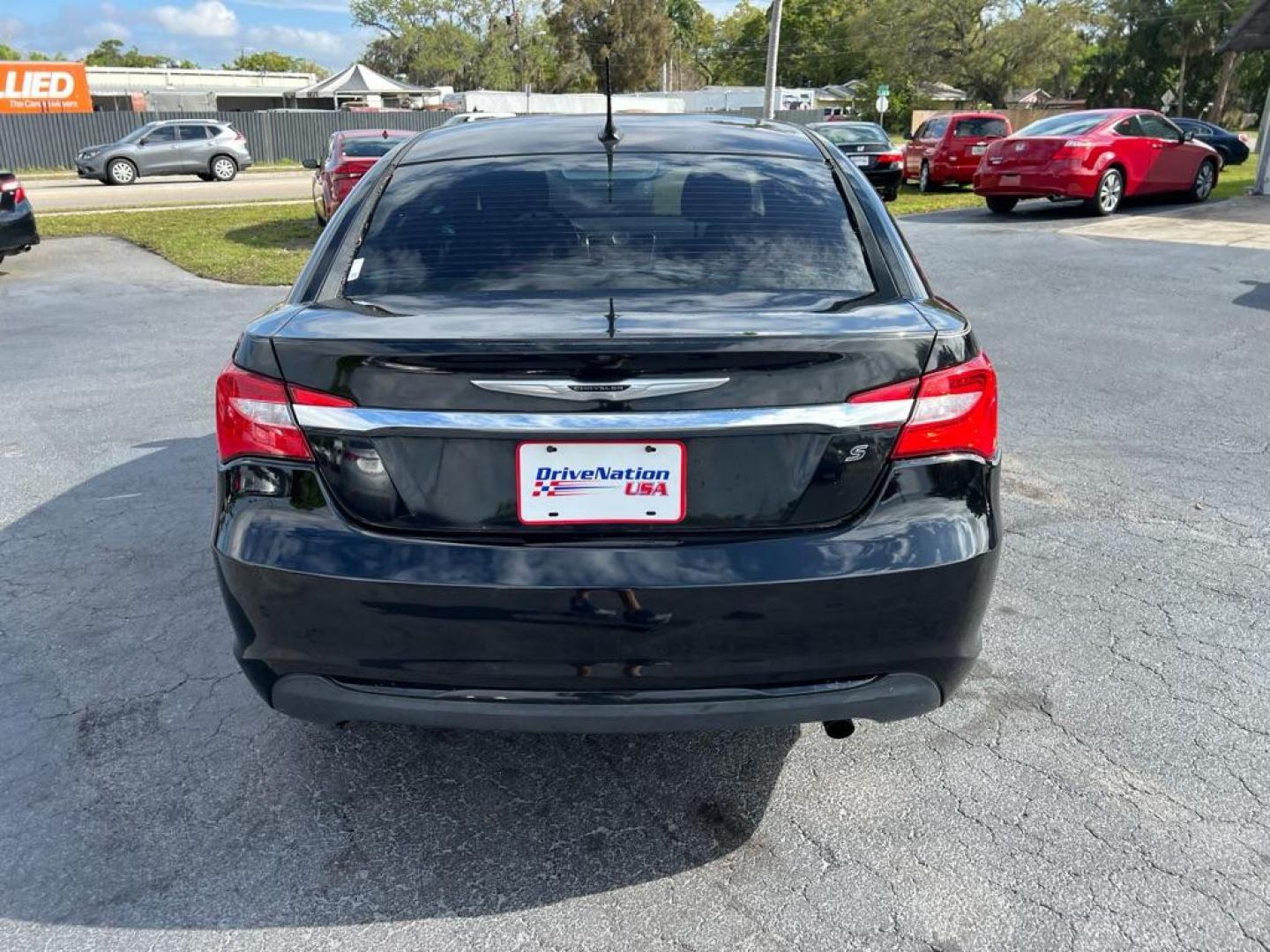 2013 BLACK CHRYSLER 200 TOURING (1C3CCBBB3DN) with an 2.4L engine, Automatic transmission, located at 2929 9th St. West, Bradenton, 34205, (941) 242-2810, 27.473591, -82.570679 - Photo#7