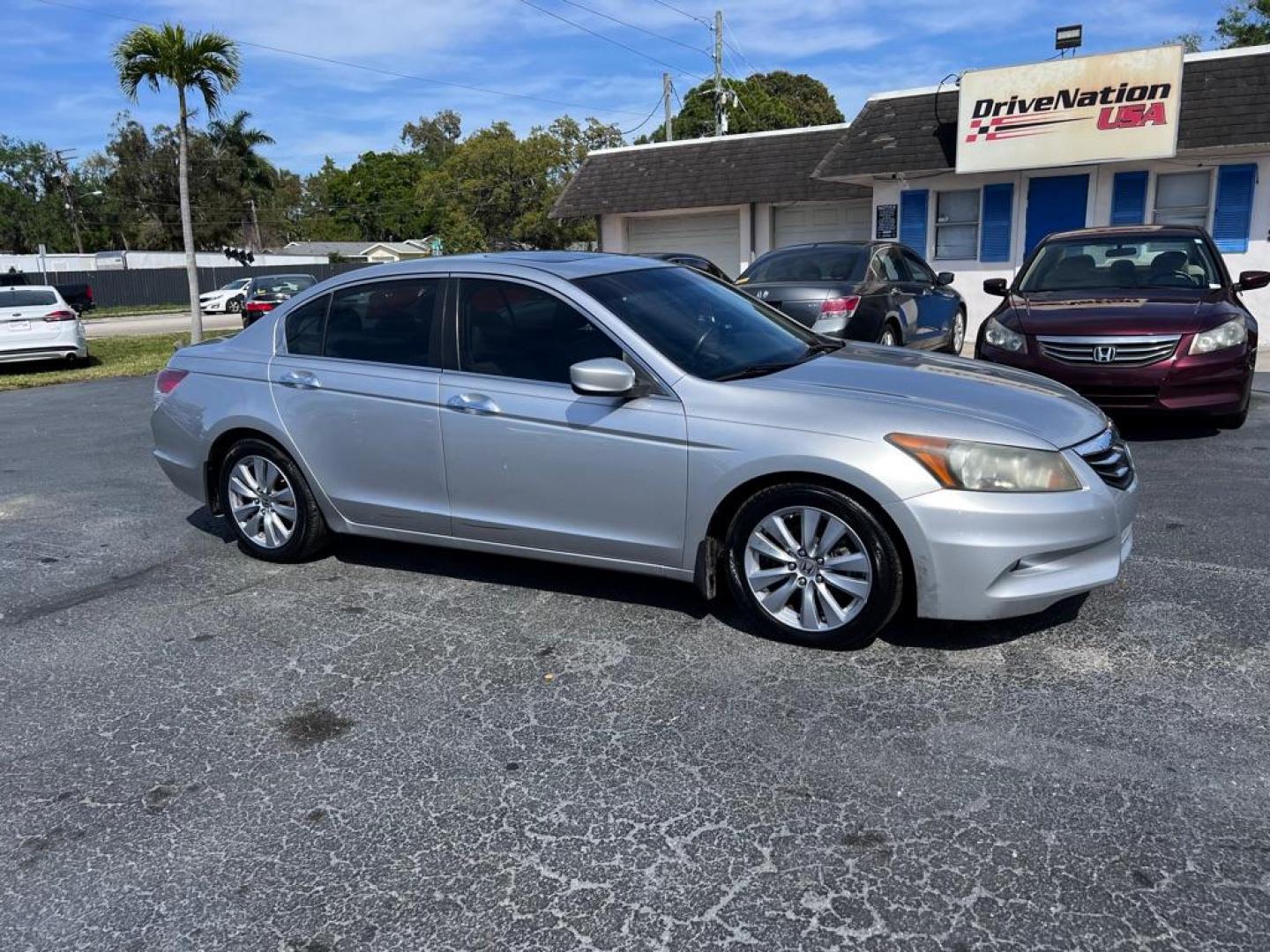 2011 SILVER HONDA ACCORD EXL (1HGCP3F81BA) with an 3.5L engine, Automatic transmission, located at 2929 9th St. West, Bradenton, 34205, (941) 242-2810, 27.473591, -82.570679 - Photo#0