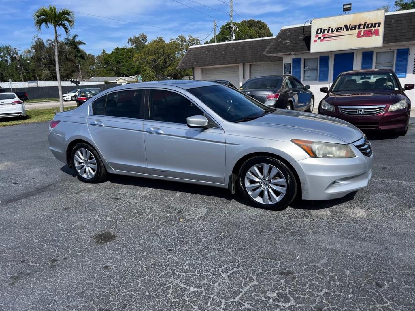 2011 SILVER HONDA ACCORD EXL (1HGCP3F81BA) with an 3.5L engine, Automatic transmission, located at 2929 9th St. West, Bradenton, 34205, (941) 242-2810, 27.473591, -82.570679 - Photo#1