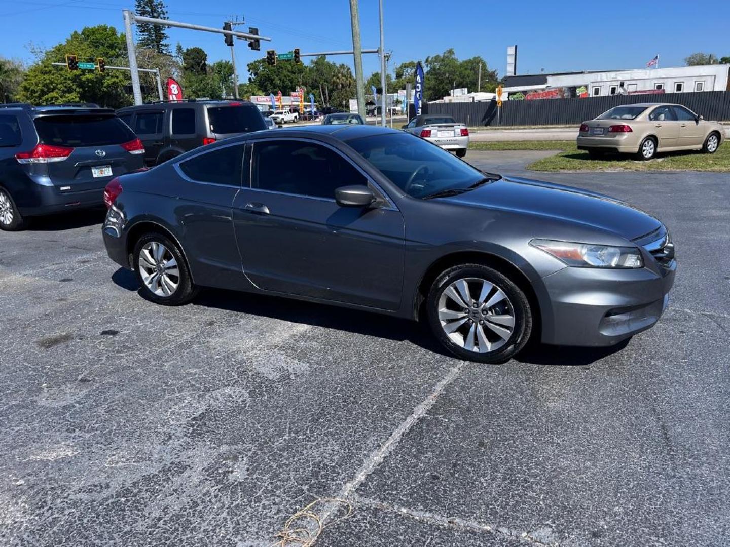 2011 GRAY HONDA ACCORD LX-S (1HGCS1B3XBA) with an 2.4L engine, Automatic transmission, located at 2929 9th St. West, Bradenton, 34205, (941) 242-2810, 27.473591, -82.570679 - Photo#0