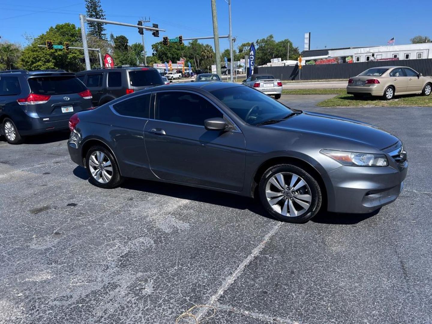 2011 GRAY HONDA ACCORD LX-S (1HGCS1B3XBA) with an 2.4L engine, Automatic transmission, located at 2929 9th St. West, Bradenton, 34205, (941) 242-2810, 27.473591, -82.570679 - Photo#1