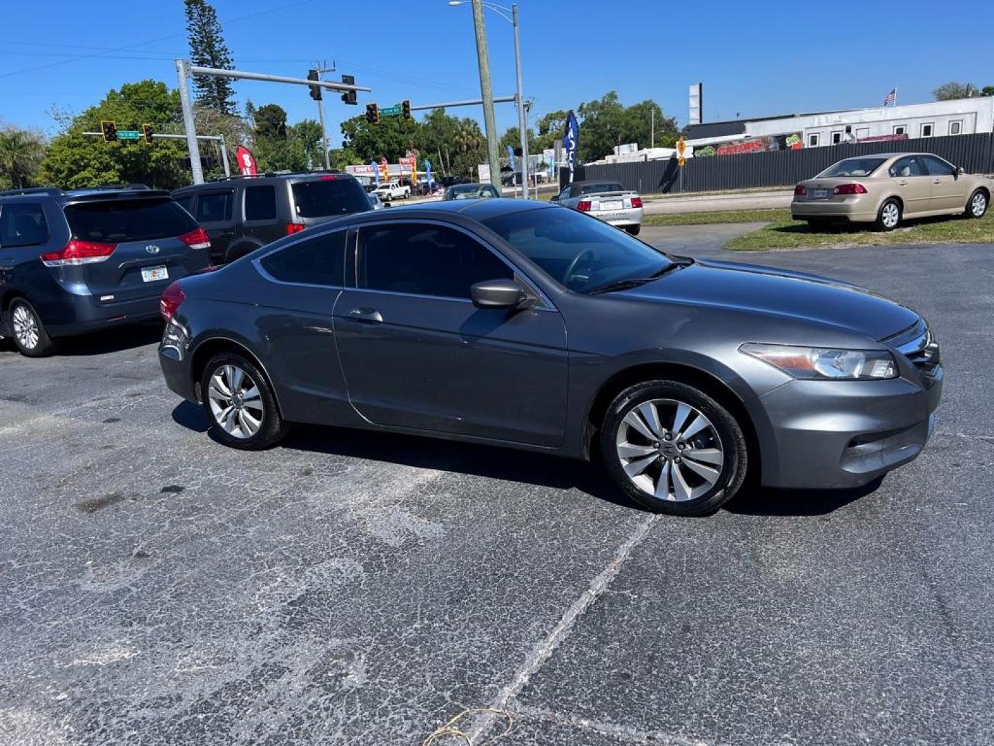 2011 GRAY HONDA ACCORD LX-S (1HGCS1B3XBA) with an 2.4L engine, Automatic transmission, located at 2929 9th St. West, Bradenton, 34205, (941) 242-2810, 27.473591, -82.570679 - Photo#2