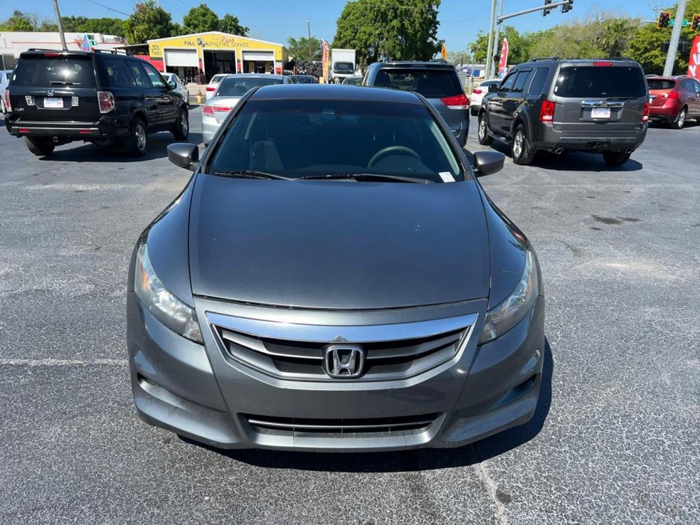 2011 GRAY HONDA ACCORD LX-S (1HGCS1B3XBA) with an 2.4L engine, Automatic transmission, located at 2929 9th St. West, Bradenton, 34205, (941) 242-2810, 27.473591, -82.570679 - Photo#3