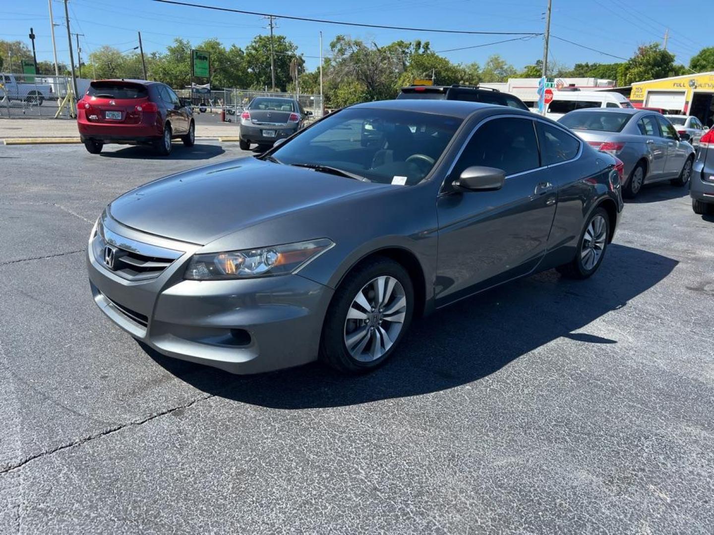 2011 GRAY HONDA ACCORD LX-S (1HGCS1B3XBA) with an 2.4L engine, Automatic transmission, located at 2929 9th St. West, Bradenton, 34205, (941) 242-2810, 27.473591, -82.570679 - Photo#4