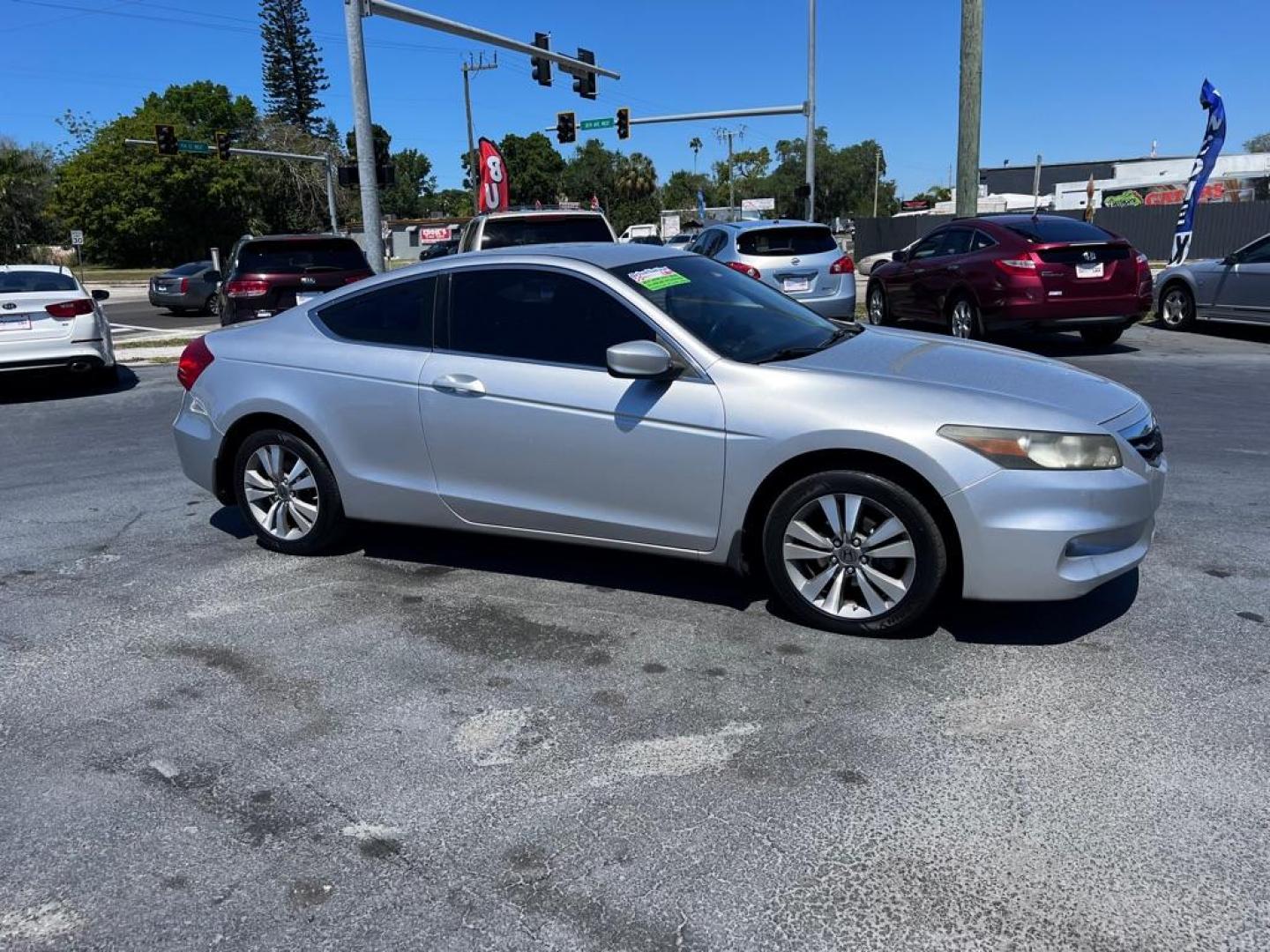 2011 SILVER HONDA ACCORD LX-S (1HGCS1B3XBA) with an 2.4L engine, Automatic transmission, located at 2929 9th St. West, Bradenton, 34205, (941) 242-2810, 27.473591, -82.570679 - Photo#0