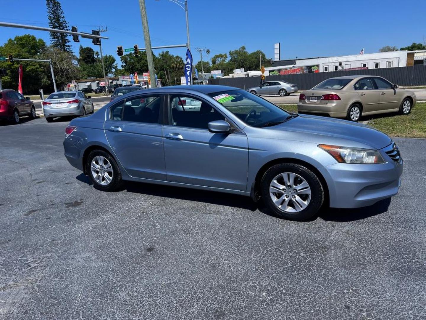 2011 BLUE HONDA ACCORD LXP (1HGCP2F42BA) with an 2.4L engine, Automatic transmission, located at 2929 9th St. West, Bradenton, 34205, (941) 242-2810, 27.473591, -82.570679 - Photo#1