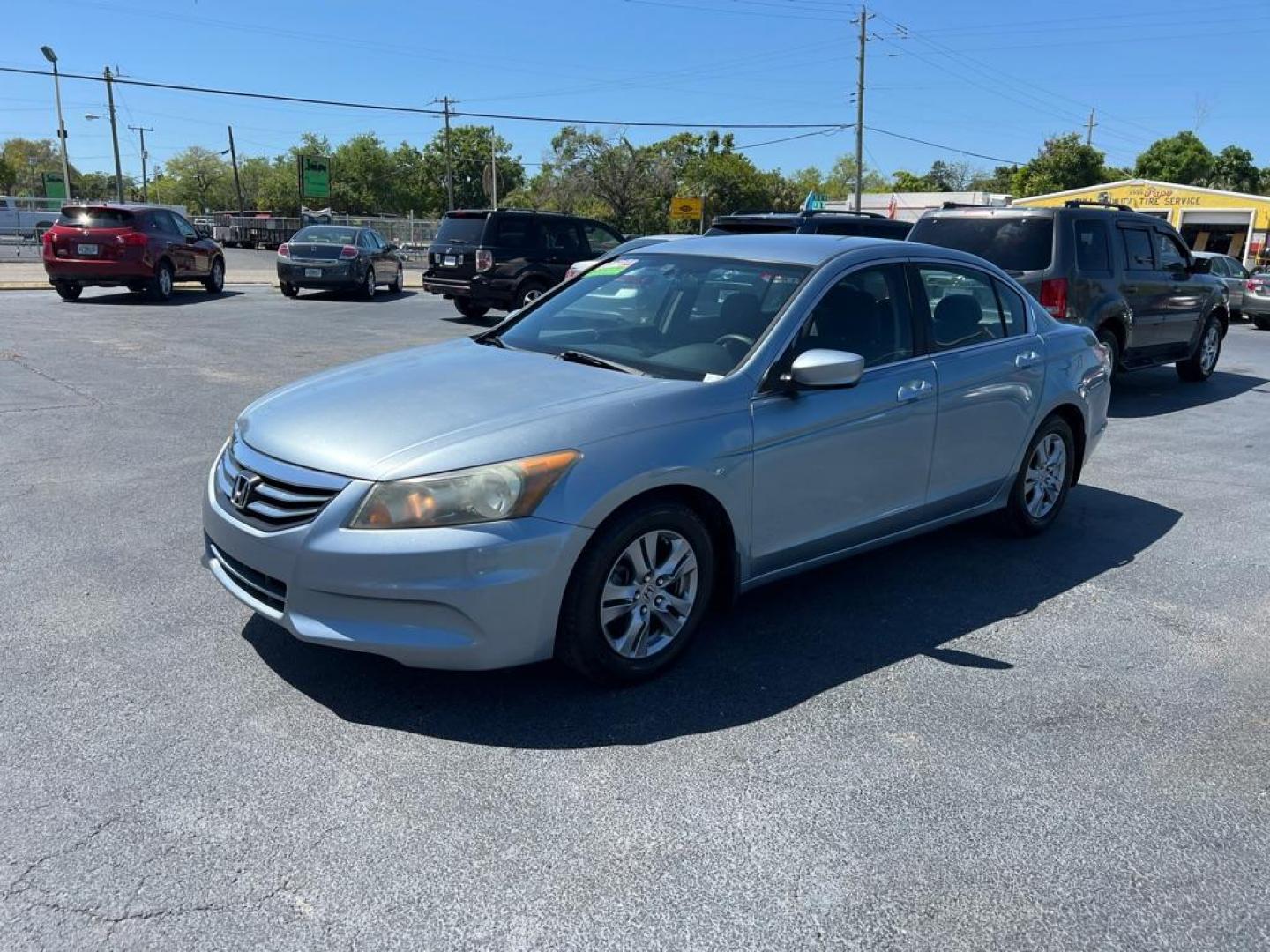 2011 BLUE HONDA ACCORD LXP (1HGCP2F42BA) with an 2.4L engine, Automatic transmission, located at 2929 9th St. West, Bradenton, 34205, (941) 242-2810, 27.473591, -82.570679 - Photo#4