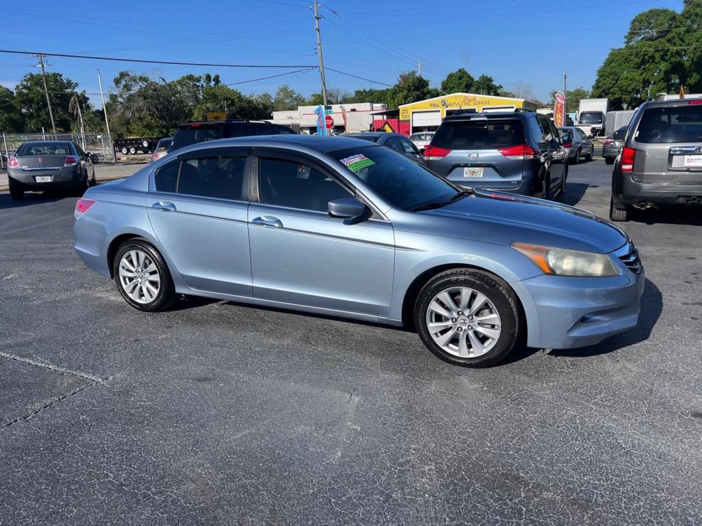 2011 BLUE HONDA ACCORD EXL (1HGCP3F85BA) with an 3.5L engine, Automatic transmission, located at 2929 9th St. West, Bradenton, 34205, (941) 242-2810, 27.473591, -82.570679 - Photo#1