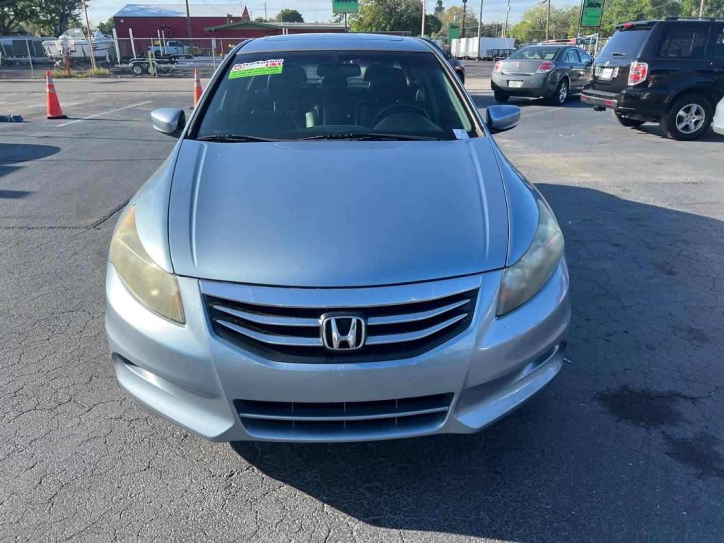 2011 BLUE HONDA ACCORD EXL (1HGCP3F85BA) with an 3.5L engine, Automatic transmission, located at 2929 9th St. West, Bradenton, 34205, (941) 242-2810, 27.473591, -82.570679 - Photo#2