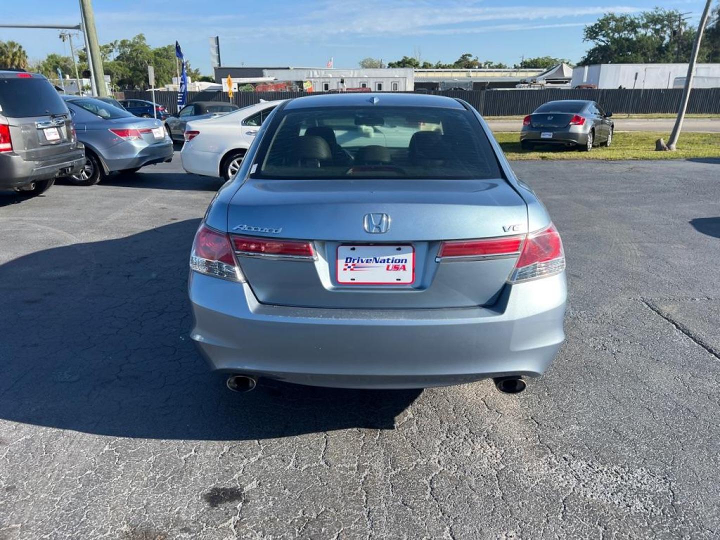 2011 BLUE HONDA ACCORD EXL (1HGCP3F85BA) with an 3.5L engine, Automatic transmission, located at 2929 9th St. West, Bradenton, 34205, (941) 242-2810, 27.473591, -82.570679 - Photo#5