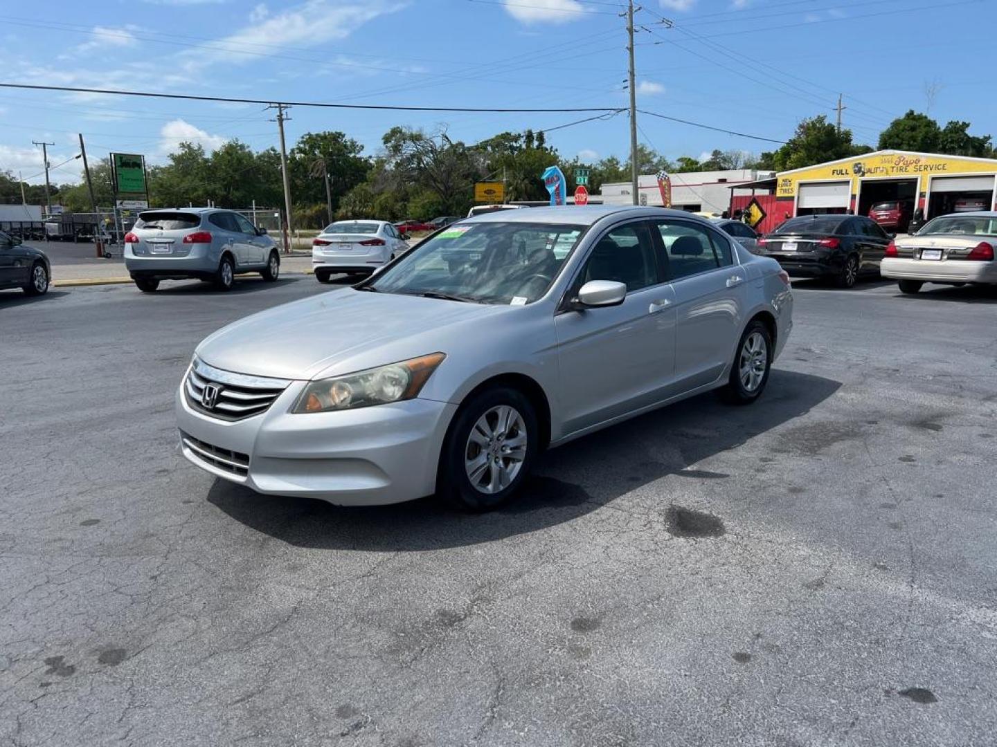 2011 SILVER HONDA ACCORD LXP (1HGCP2F49BA) with an 2.4L engine, Automatic transmission, located at 2929 9th St. West, Bradenton, 34205, (941) 242-2810, 27.473591, -82.570679 - Photo#3