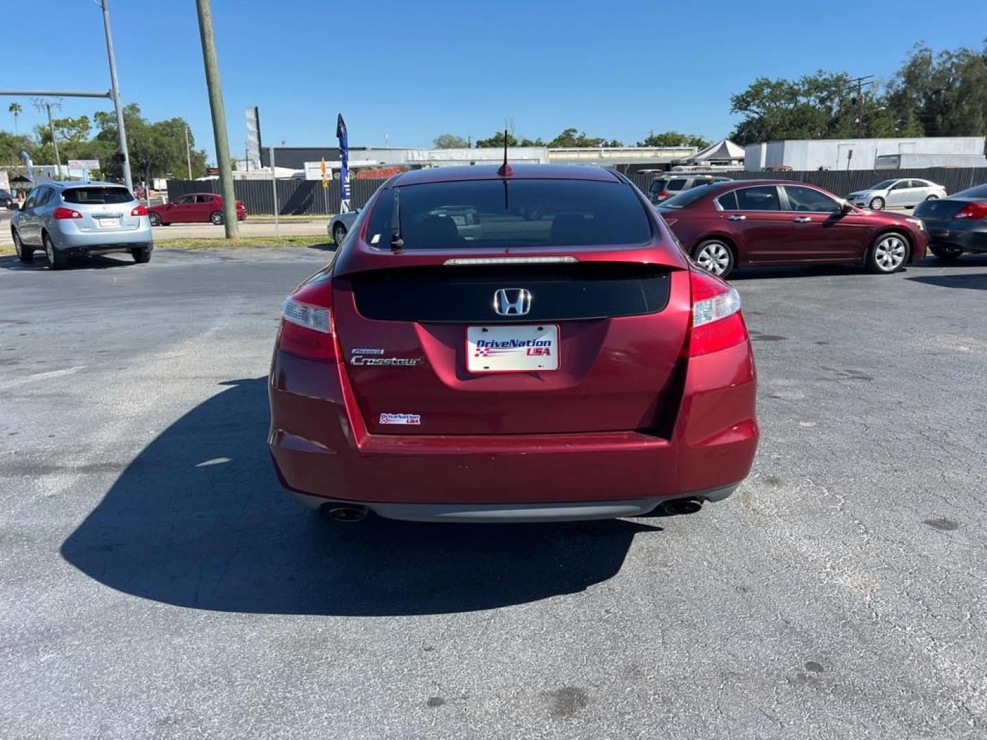 2010 RED HONDA ACCORD CROSSTOU EXL (5J6TF1H58AL) with an 3.5L engine, Automatic transmission, located at 2929 9th St. West, Bradenton, 34205, (941) 242-2810, 27.473591, -82.570679 - Photo#6