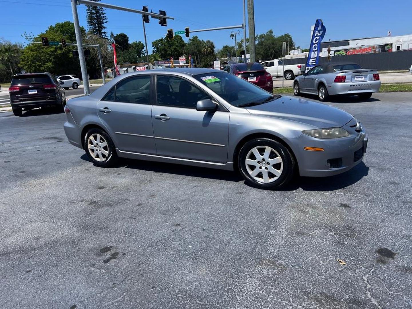 2007 GRAY MAZDA 6 S (1YVHP80D475) with an 3.0L engine, Automatic transmission, located at 2929 9th St. West, Bradenton, 34205, (941) 242-2810, 27.473591, -82.570679 - Photo#0