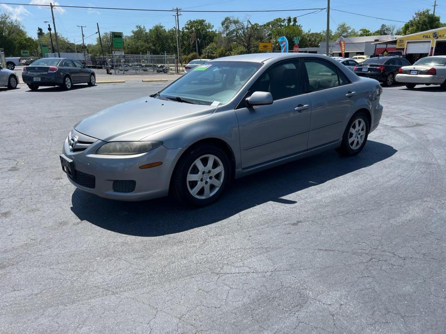 2007 GRAY MAZDA 6 S (1YVHP80D475) with an 3.0L engine, Automatic transmission, located at 2929 9th St. West, Bradenton, 34205, (941) 242-2810, 27.473591, -82.570679 - Photo#2