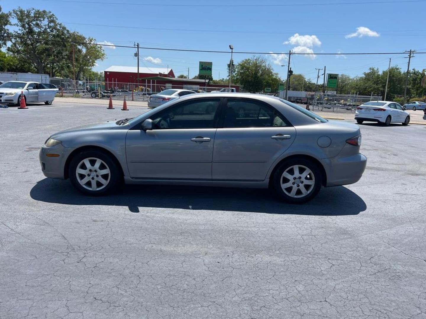 2007 GRAY MAZDA 6 S (1YVHP80D475) with an 3.0L engine, Automatic transmission, located at 2929 9th St. West, Bradenton, 34205, (941) 242-2810, 27.473591, -82.570679 - Photo#3