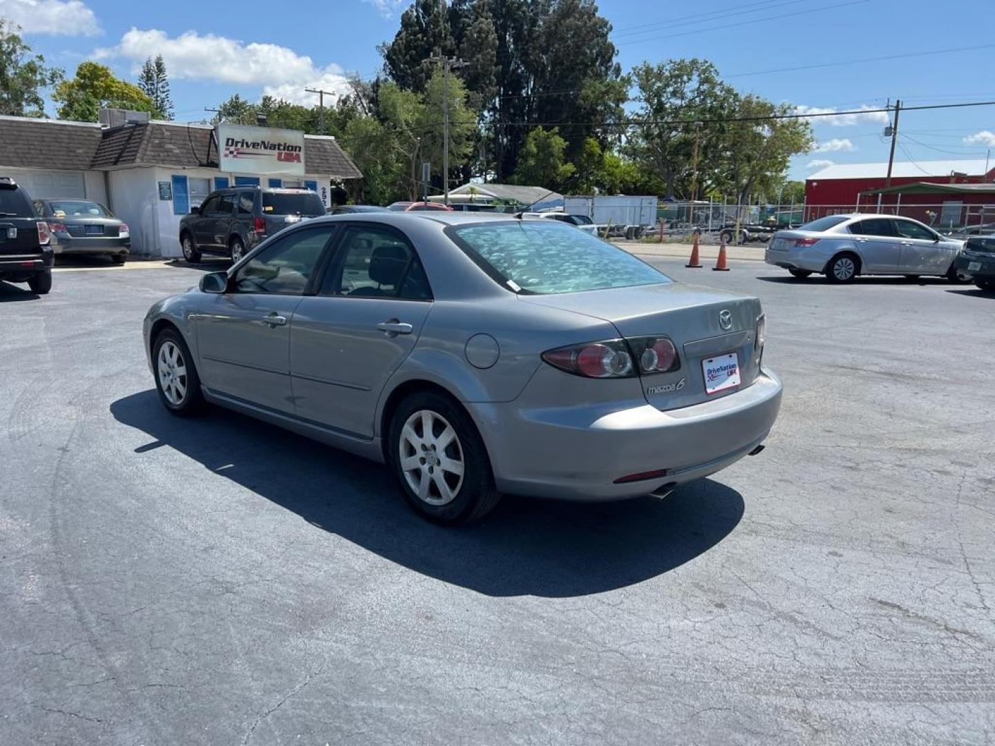 2007 GRAY MAZDA 6 S (1YVHP80D475) with an 3.0L engine, Automatic transmission, located at 2929 9th St. West, Bradenton, 34205, (941) 242-2810, 27.473591, -82.570679 - Photo#4