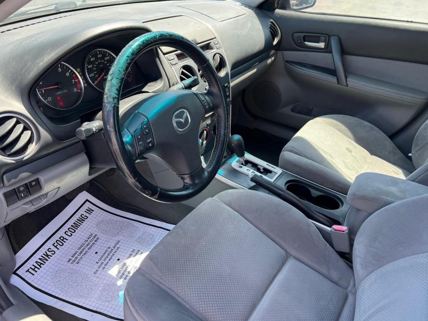 2007 GRAY MAZDA 6 S (1YVHP80D475) with an 3.0L engine, Automatic transmission, located at 2929 9th St. West, Bradenton, 34205, (941) 242-2810, 27.473591, -82.570679 - Photo#7