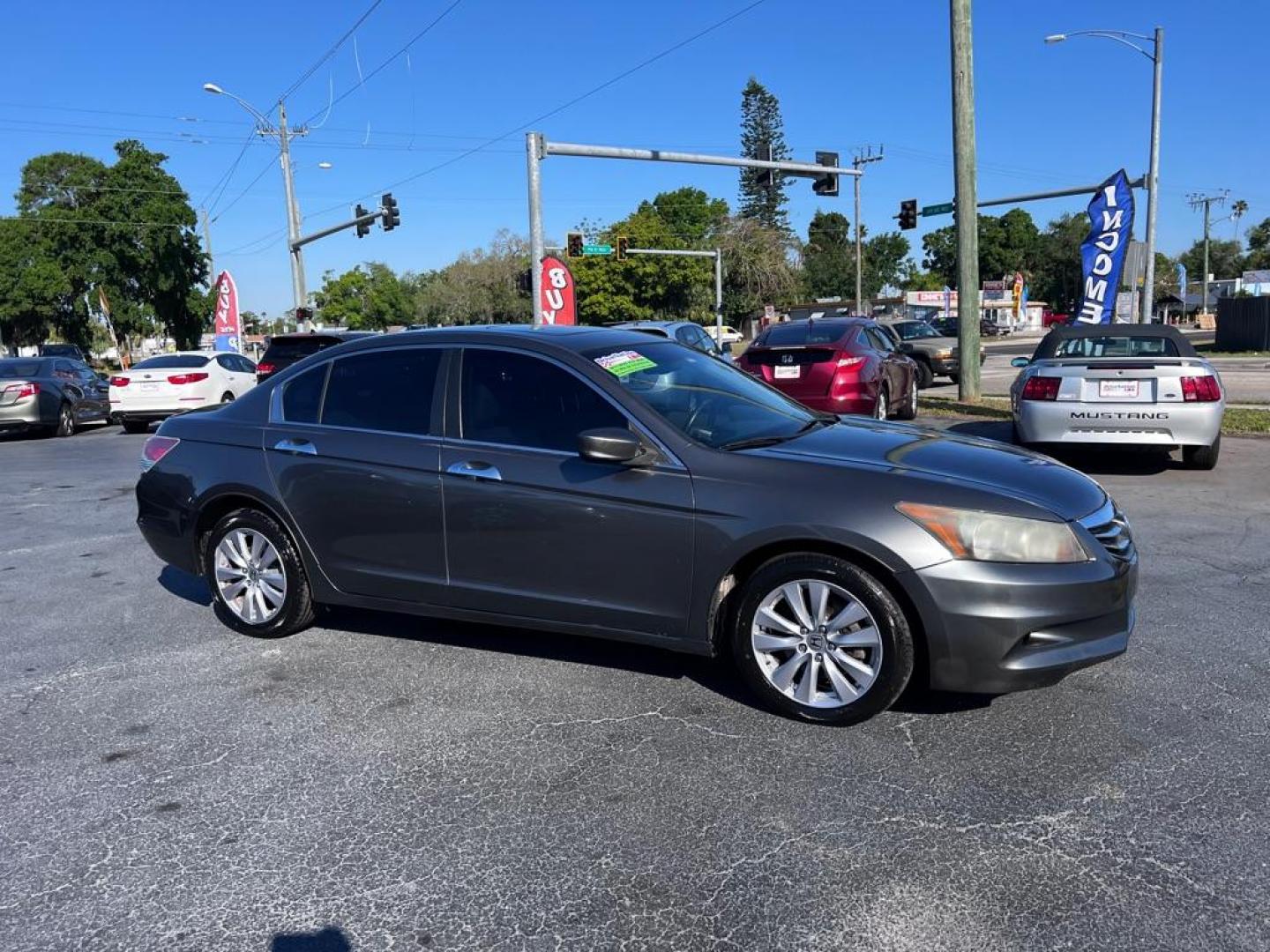 2011 GRAY HONDA ACCORD EXL (5KBCP3F85BB) with an 3.5L engine, Automatic transmission, located at 2929 9th St. West, Bradenton, 34205, (941) 242-2810, 27.473591, -82.570679 - Thanks for inquring into DriveNation USA! All vehicles listed can be viewed at www.drivenationusa.com for vehicle history reports and additonal info. We cannot quote any terms such as down payments or monthly payments without an application. You can apply directly at www.drivenationusa.com or by con - Photo#1