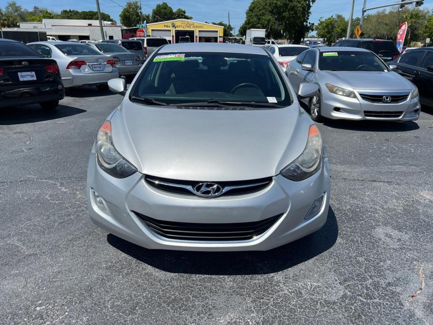 2013 SILVER HYUNDAI ELANTRA GLS (KMHDH4AE0DU) with an 1.8L engine, Automatic transmission, located at 2929 9th St. West, Bradenton, 34205, (941) 242-2810, 27.473591, -82.570679 - Photo#3