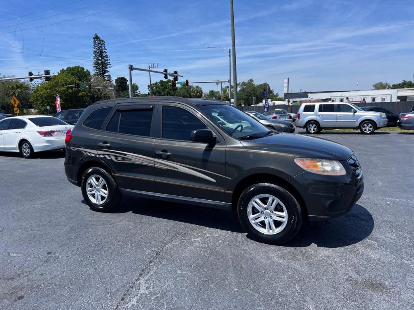 2010 BLACK HYUNDAI SANTA FE GLS (5NMSG3AB8AH) with an 2.4L engine, Automatic transmission, located at 2929 9th St. West, Bradenton, 34205, (941) 242-2810, 27.473591, -82.570679 - Thanks for inquring into DriveNation USA! All vehicles listed can be viewed at www.drivenationusa.com for vehicle history reports and additonal info. We cannot quote any terms such as down payments or monthly payments without an application. You can apply directly at www.drivenationusa.com or by con - Photo#1