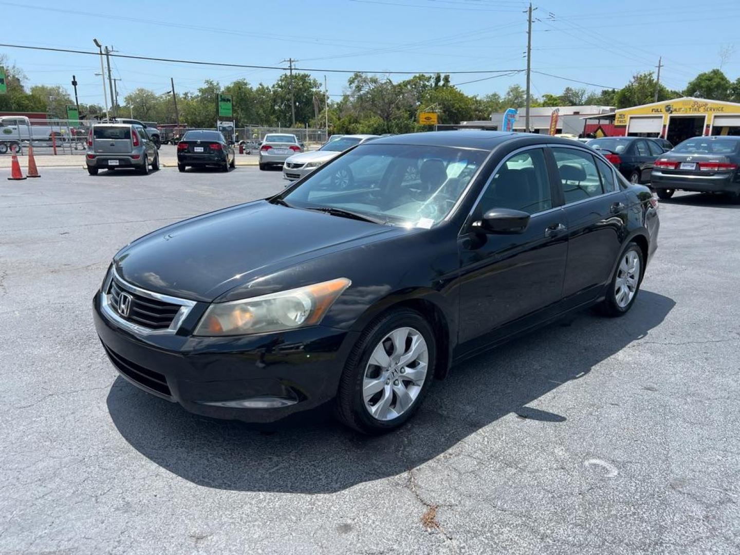 2009 BLACK HONDA ACCORD EXL (1HGCP26869A) with an 2.4L engine, Automatic transmission, located at 2929 9th St. West, Bradenton, 34205, (941) 242-2810, 27.473591, -82.570679 - Photo#3