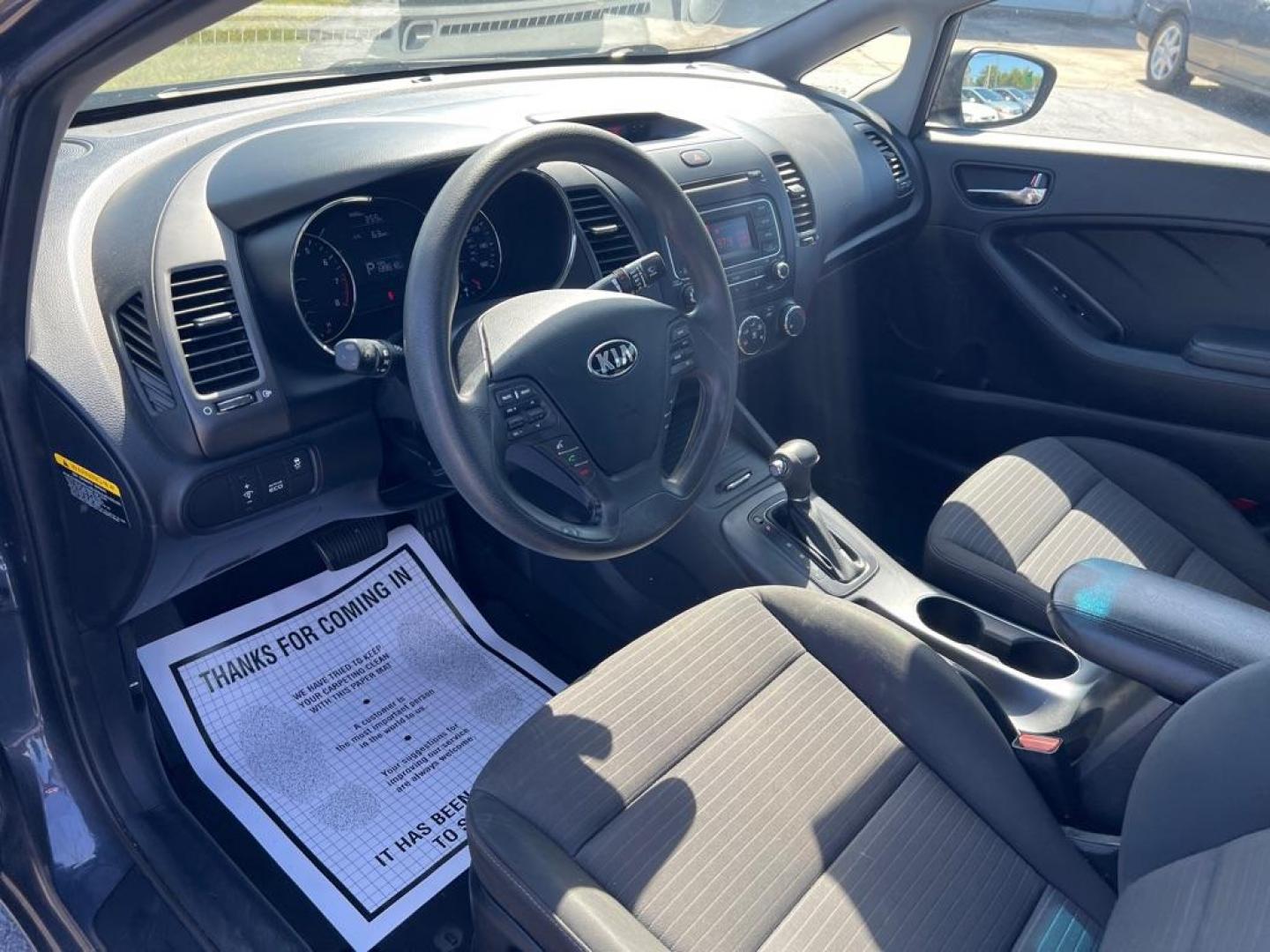 2014 BLUE KIA FORTE LX (KNAFX4A66E5) with an 1.8L engine, Automatic transmission, located at 2929 9th St. West, Bradenton, 34205, (941) 242-2810, 27.473591, -82.570679 - Photo#10