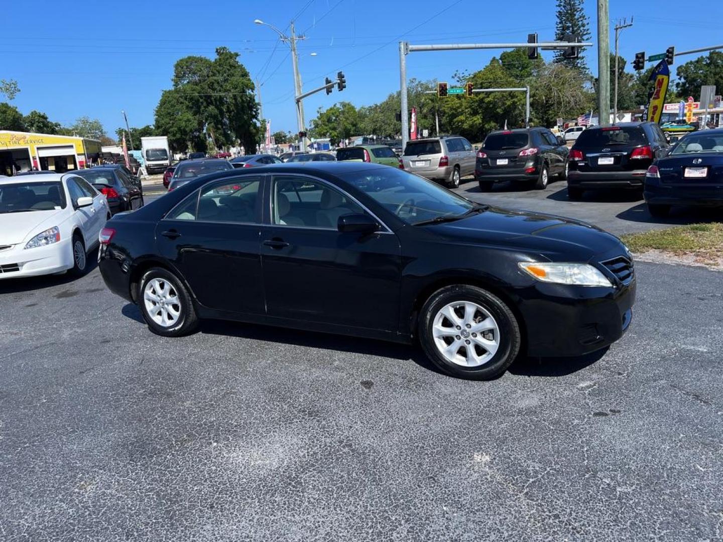 2011 BLACK TOYOTA CAMRY SE (4T1BF3EK6BU) with an 2.5L engine, Automatic transmission, located at 2929 9th St. West, Bradenton, 34205, (941) 242-2810, 27.473591, -82.570679 - Photo#1