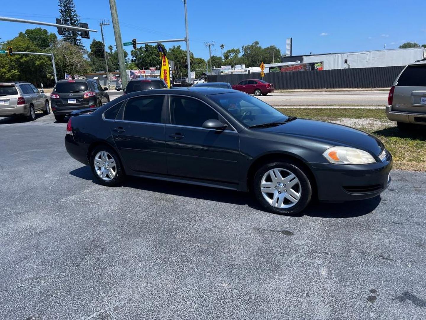 2013 BLACK CHEVROLET IMPALA LT (2G1WG5E37D1) with an 3.6L engine, Automatic transmission, located at 2929 9th St. West, Bradenton, 34205, (941) 242-2810, 27.473591, -82.570679 - Photo#0