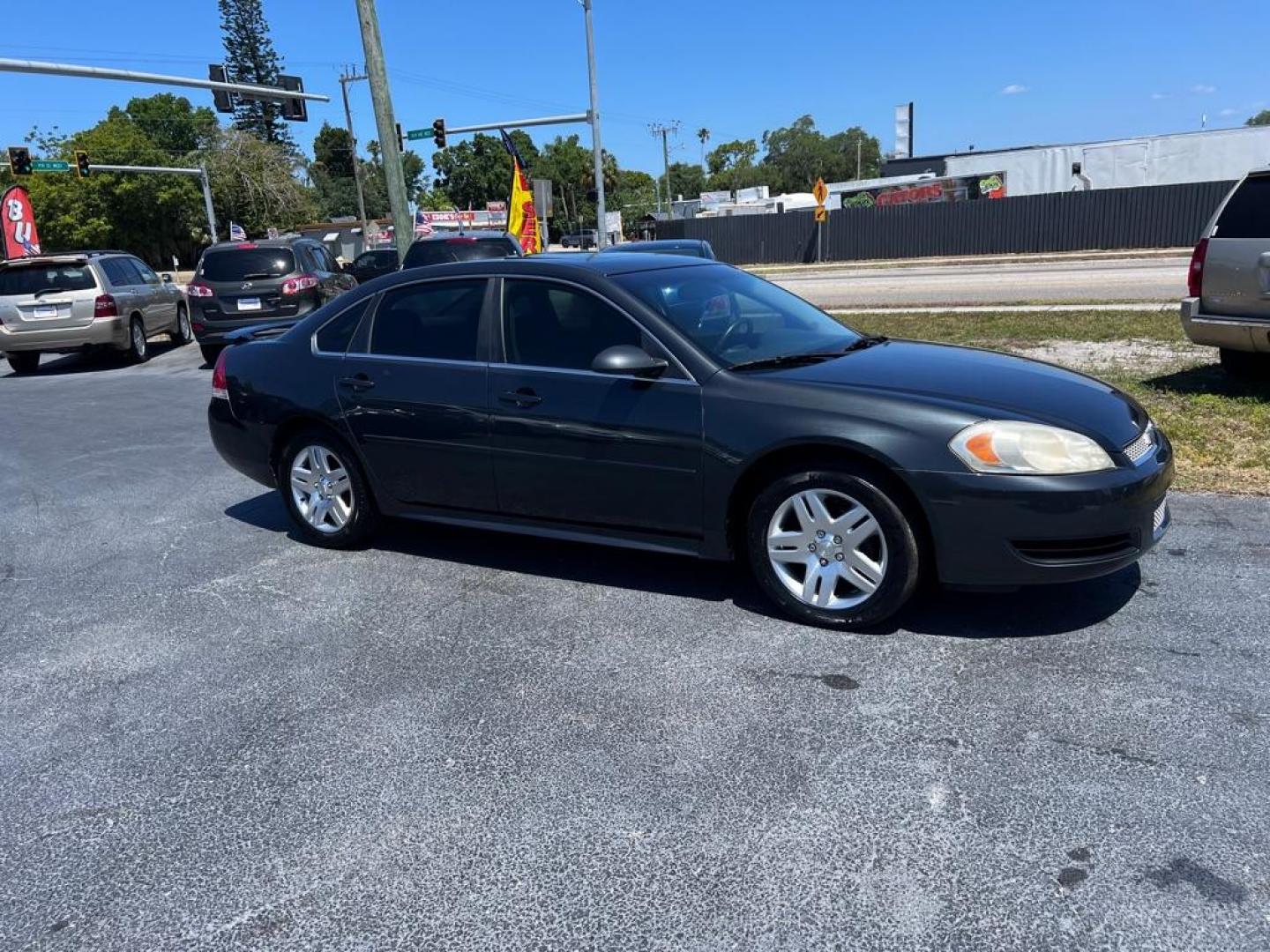 2013 BLACK CHEVROLET IMPALA LT (2G1WG5E37D1) with an 3.6L engine, Automatic transmission, located at 2929 9th St. West, Bradenton, 34205, (941) 242-2810, 27.473591, -82.570679 - Photo#1