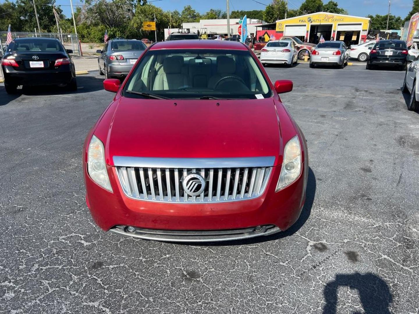 2010 RED MERCURY MILAN PREMIER (3MEHM0JA4AR) with an 2.5L engine, Automatic transmission, located at 2929 9th St. West, Bradenton, 34205, (941) 242-2810, 27.473591, -82.570679 - Photo#3