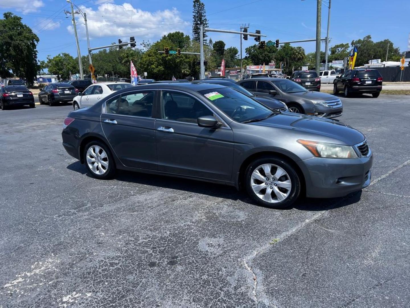 2009 GRAY HONDA ACCORD EXL (1HGCP36839A) with an 3.5L engine, Automatic transmission, located at 2929 9th St. West, Bradenton, 34205, (941) 242-2810, 27.473591, -82.570679 - Photo#0