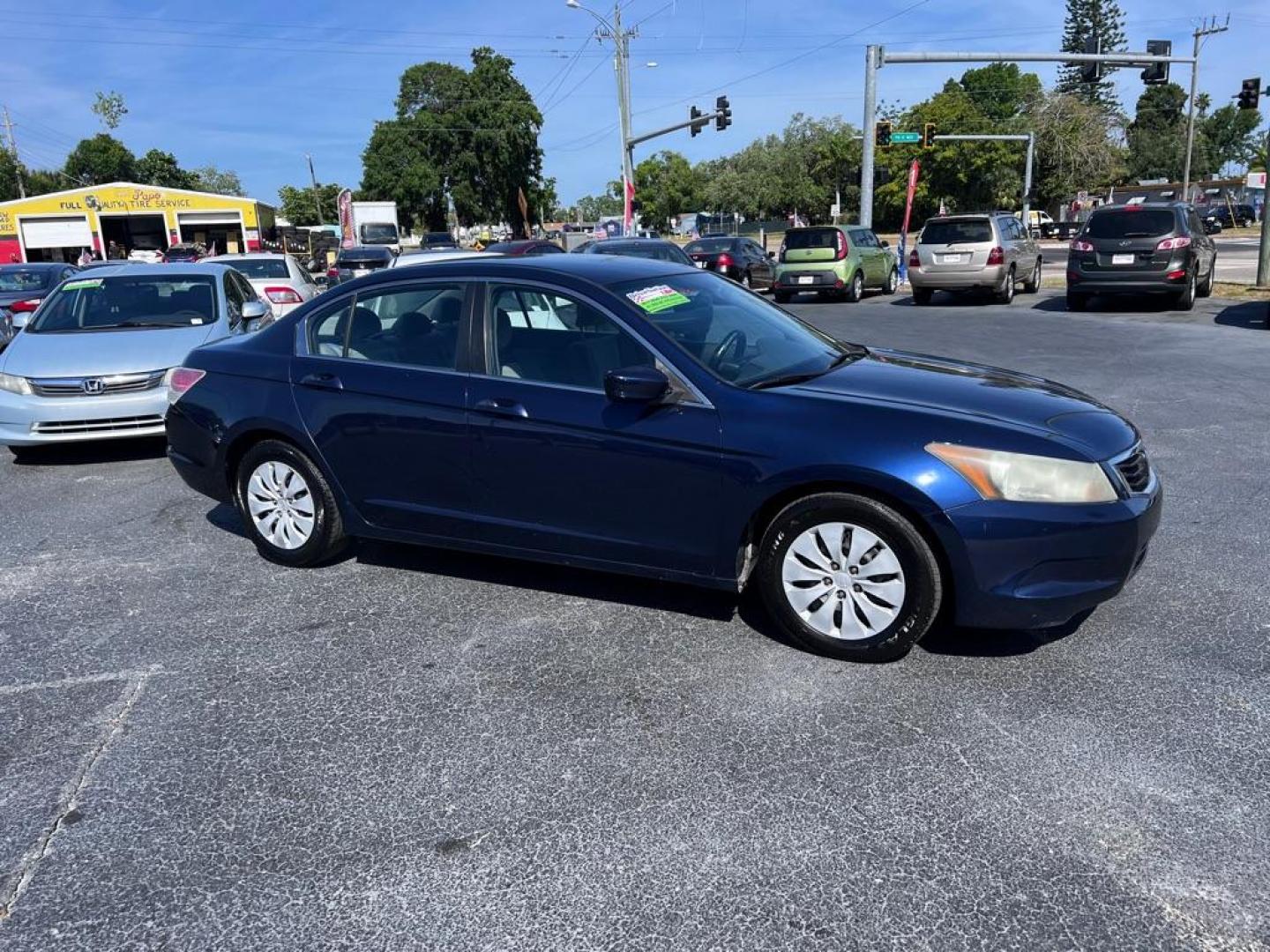 2010 BLUE HONDA ACCORD LX (1HGCP2F35AA) with an 2.4L engine, Automatic transmission, located at 2929 9th St. West, Bradenton, 34205, (941) 242-2810, 27.473591, -82.570679 - Photo#0