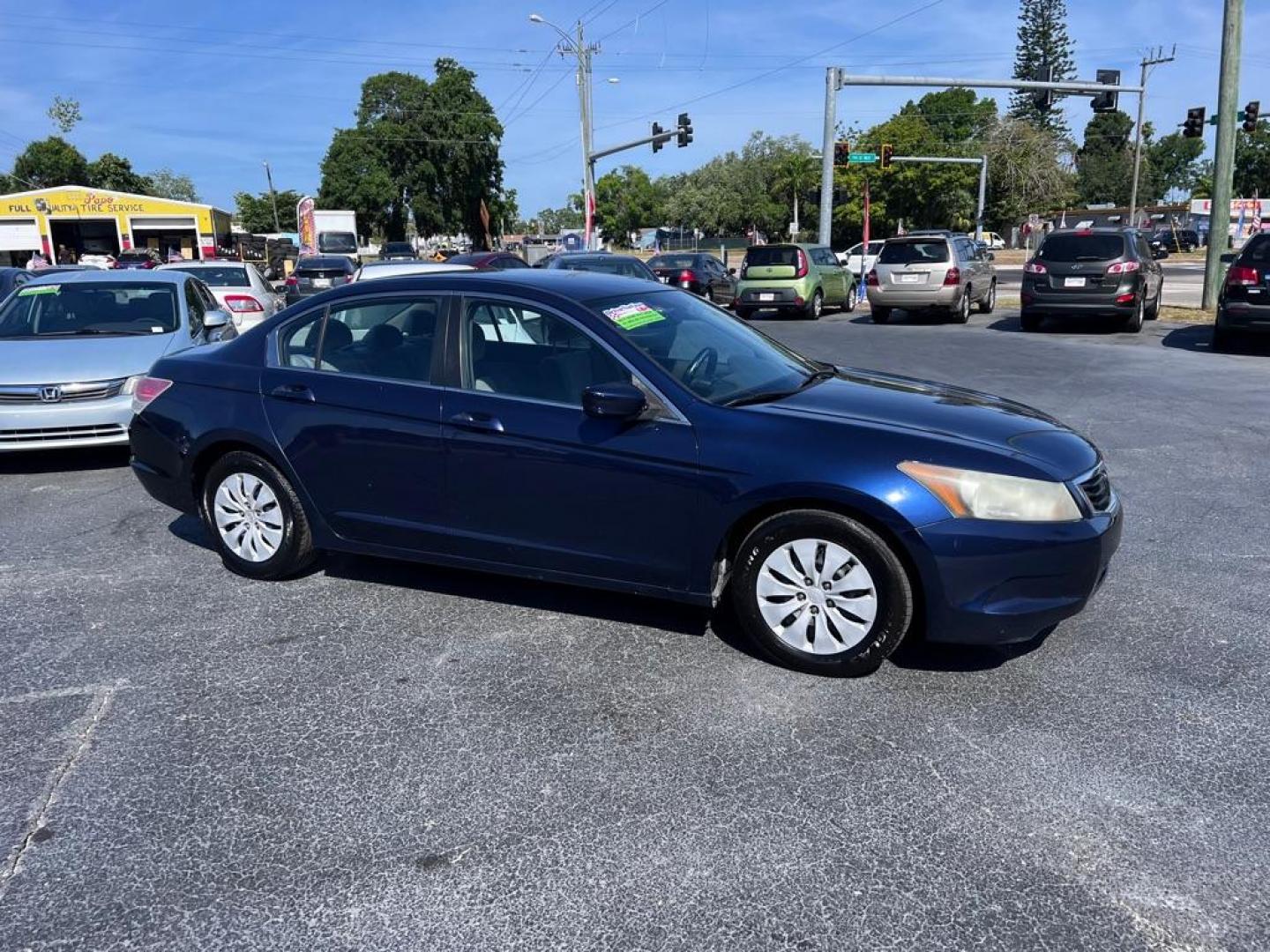 2010 BLUE HONDA ACCORD LX (1HGCP2F35AA) with an 2.4L engine, Automatic transmission, located at 2929 9th St. West, Bradenton, 34205, (941) 242-2810, 27.473591, -82.570679 - Photo#2