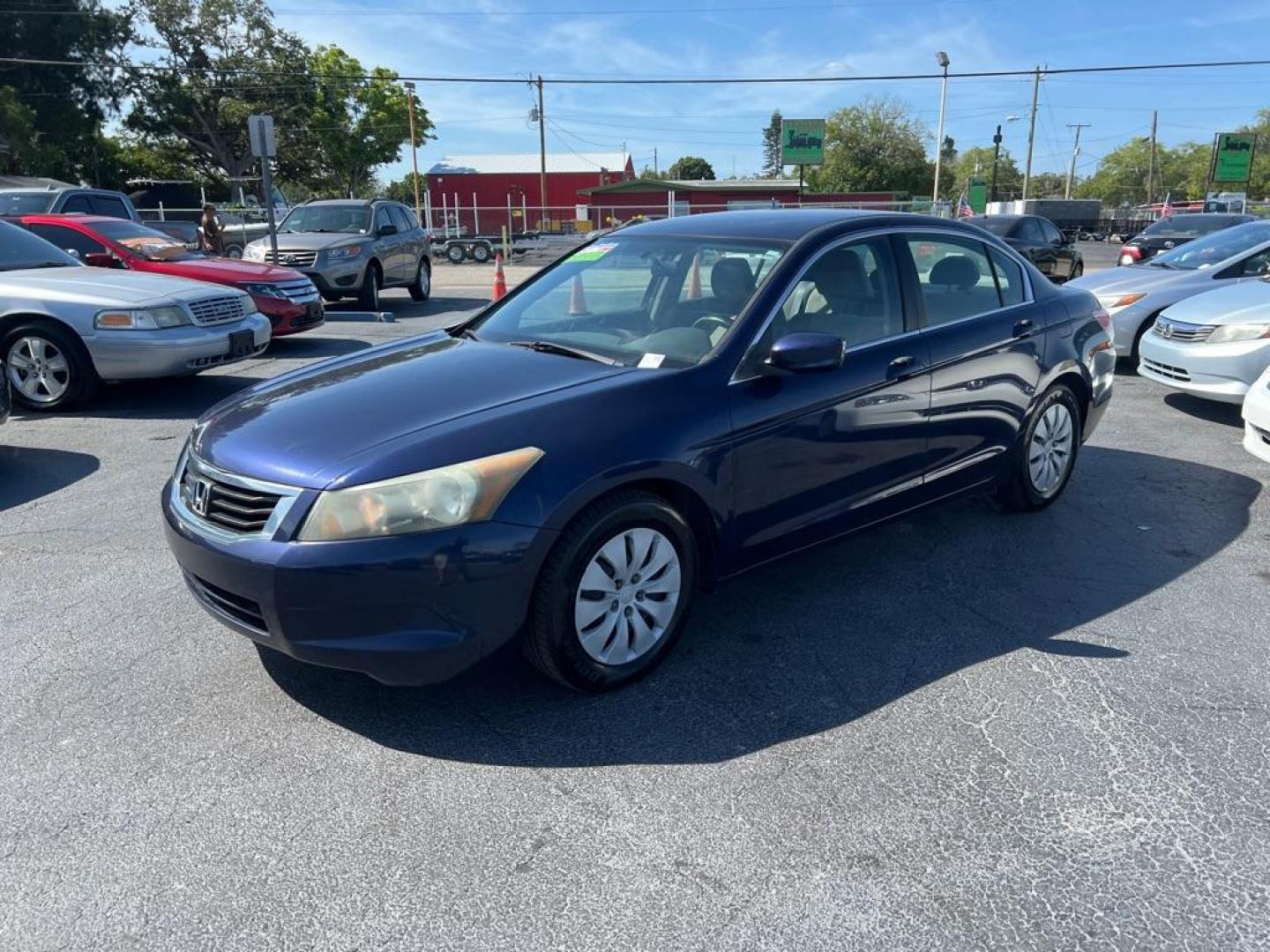 2010 BLUE HONDA ACCORD LX (1HGCP2F35AA) with an 2.4L engine, Automatic transmission, located at 2929 9th St. West, Bradenton, 34205, (941) 242-2810, 27.473591, -82.570679 - Photo#4