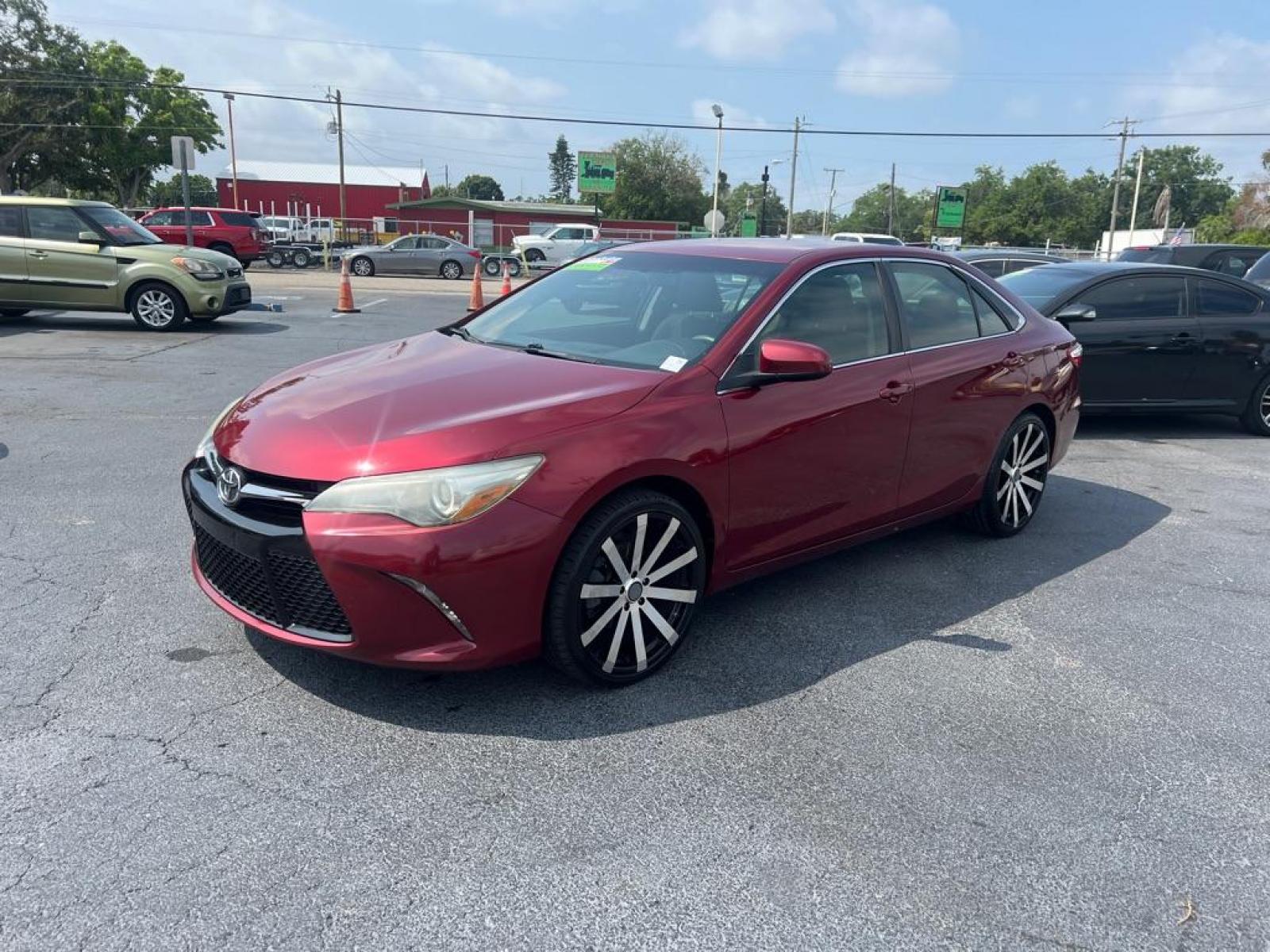 2016 RED TOYOTA CAMRY SE (4T1BF1FK8GU) with an 2.5L engine, Automatic transmission, located at 2929 9th St. West, Bradenton, 34205, (941) 242-2810, 27.473591, -82.570679 - Thanks for inquring into DriveNation USA! All vehicles listed can be viewed at www.drivenationusa.com for vehicle history reports and additonal info. We cannot quote any terms such as down payments or monthly payments without an application. You can apply directly at www.drivenationusa.com or by con - Photo #3