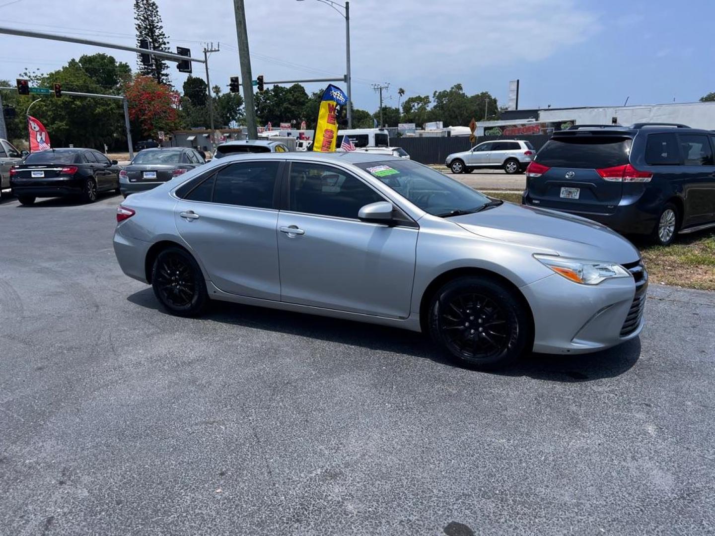 2015 SILVER TOYOTA CAMRY LE (4T1BF1FK5FU) with an 2.5L engine, Automatic transmission, located at 2929 9th St. West, Bradenton, 34205, (941) 242-2810, 27.473591, -82.570679 - Thanks for inquring into DriveNation USA! All vehicles listed can be viewed at www.drivenationusa.com for vehicle history reports and additonal info. We cannot quote any terms such as down payments or monthly payments without an application. You can apply directly at www.drivenationusa.com or by con - Photo#2