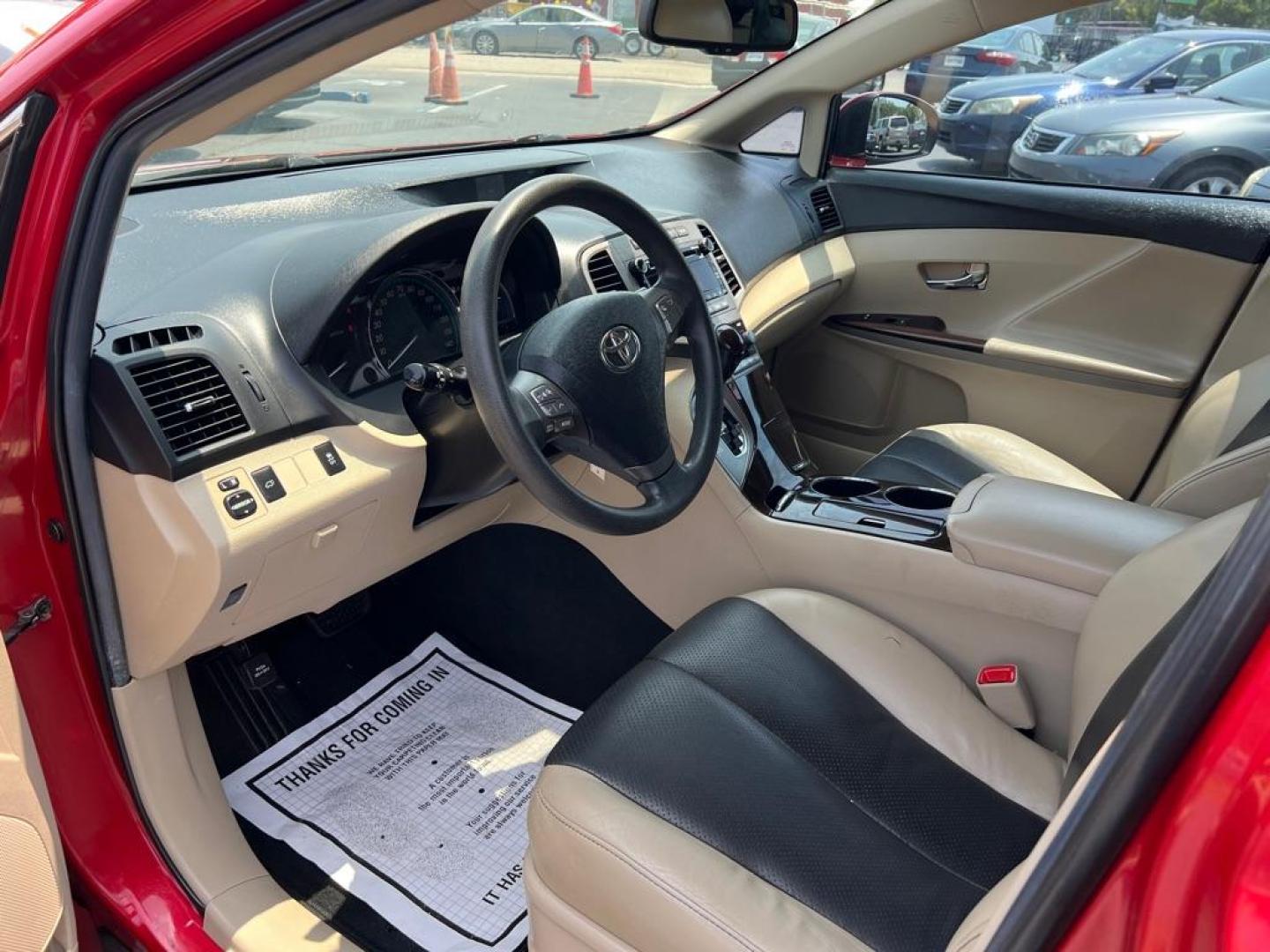 2012 RED TOYOTA VENZA LE (4T3ZK3BB7CU) with an 3.5L engine, Automatic transmission, located at 2929 9th St. West, Bradenton, 34205, (941) 242-2810, 27.473591, -82.570679 - Photo#12