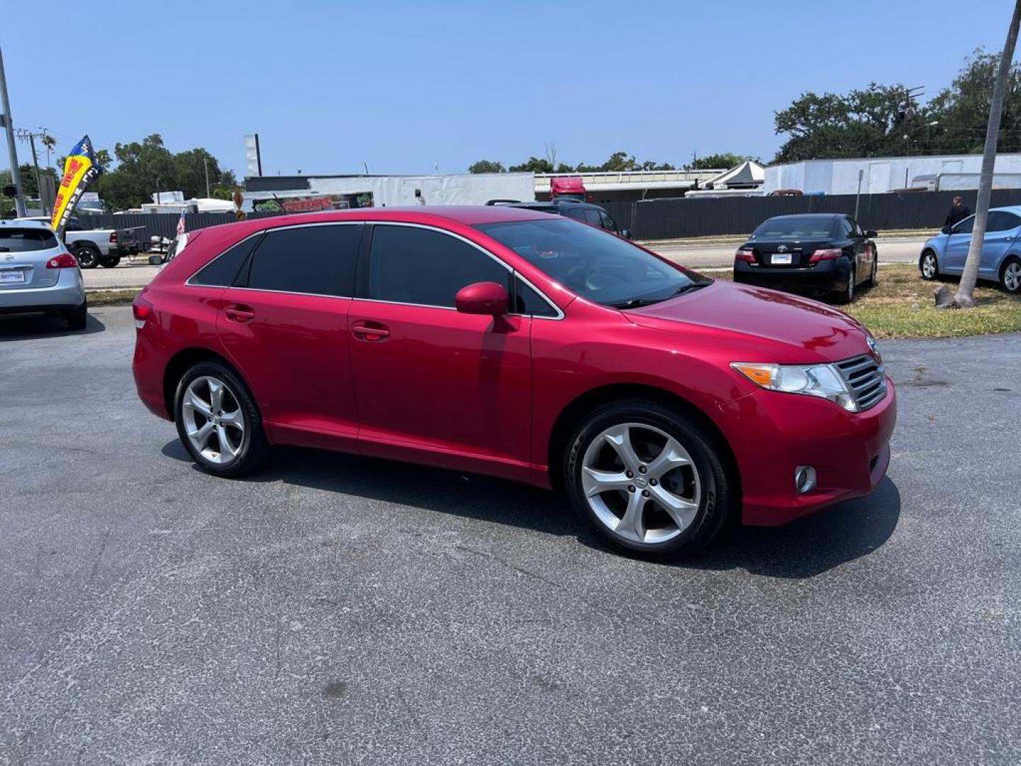 2012 RED TOYOTA VENZA LE (4T3ZK3BB7CU) with an 3.5L engine, Automatic transmission, located at 2929 9th St. West, Bradenton, 34205, (941) 242-2810, 27.473591, -82.570679 - Photo#3