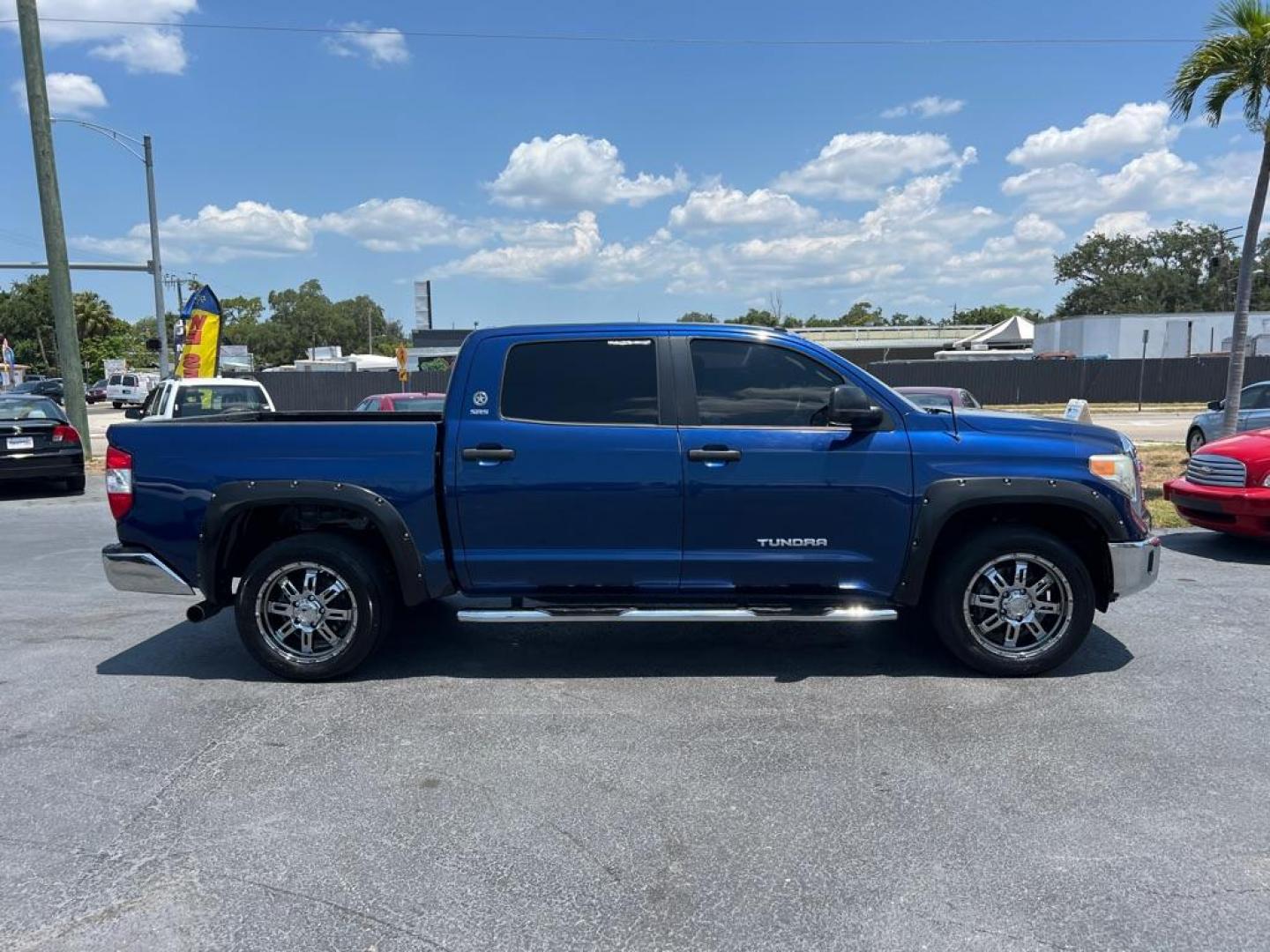 2014 BLUE TOYOTA TUNDRA CREWMAX SR5 (5TFEM5F17EX) with an 4.6L engine, Automatic transmission, located at 2929 9th St. West, Bradenton, 34205, (941) 242-2810, 27.473591, -82.570679 - Thanks for inquring into DriveNation USA! All vehicles listed can be viewed at www.drivenationusa.com for vehicle history reports and additonal info. We cannot quote any terms such as down payments or monthly payments without an application. You can apply directly at www.drivenationusa.com or by con - Photo#8