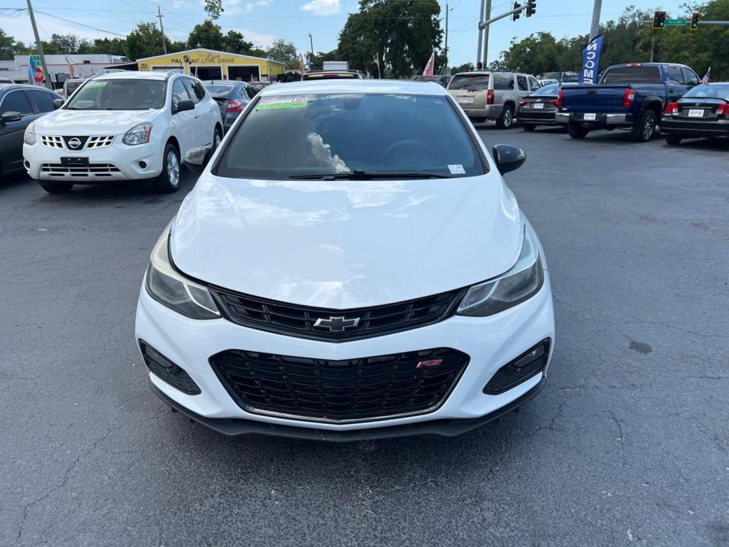 2018 WHITE CHEVROLET CRUZE LT (1G1BE5SM1J7) with an 1.4L engine, Automatic transmission, located at 2929 9th St. West, Bradenton, 34205, (941) 242-2810, 27.473591, -82.570679 - Thanks for inquring into DriveNation USA! All vehicles listed can be viewed at www.drivenationusa.com for vehicle history reports and additonal info. We cannot quote any terms such as down payments or monthly payments without an application. You can apply directly at www.drivenationusa.com or by con - Photo#1