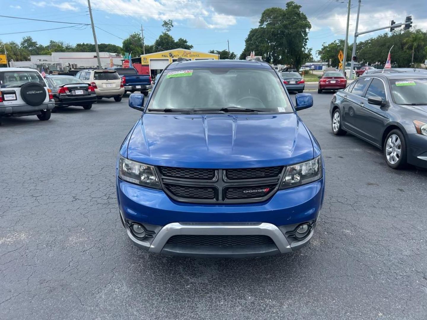 2015 BLUE DODGE JOURNEY CROSSROAD (3C4PDCGB1FT) with an 2.4L engine, Automatic transmission, located at 2929 9th St. West, Bradenton, 34205, (941) 242-2810, 27.473591, -82.570679 - Thanks for inquring into DriveNation USA! All vehicles listed can be viewed at www.drivenationusa.com for vehicle history reports and additonal info. We cannot quote any terms such as down payments or monthly payments without an application. You can apply directly at www.drivenationusa.com or by con - Photo#3