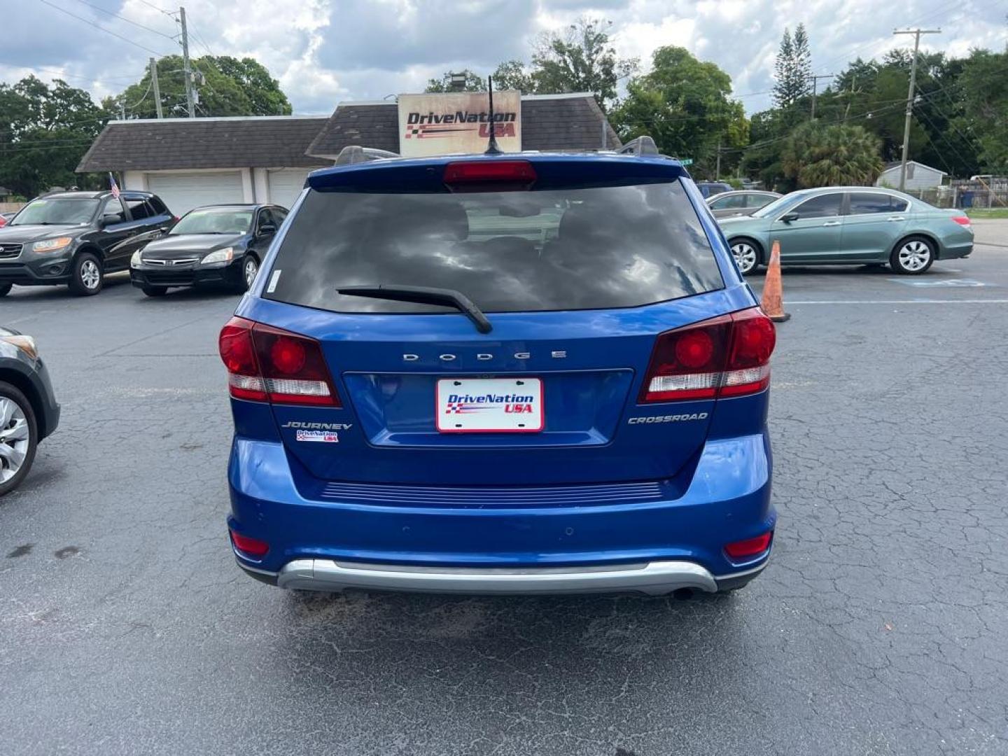 2015 BLUE DODGE JOURNEY CROSSROAD (3C4PDCGB1FT) with an 2.4L engine, Automatic transmission, located at 2929 9th St. West, Bradenton, 34205, (941) 242-2810, 27.473591, -82.570679 - Thanks for inquring into DriveNation USA! All vehicles listed can be viewed at www.drivenationusa.com for vehicle history reports and additonal info. We cannot quote any terms such as down payments or monthly payments without an application. You can apply directly at www.drivenationusa.com or by con - Photo#6