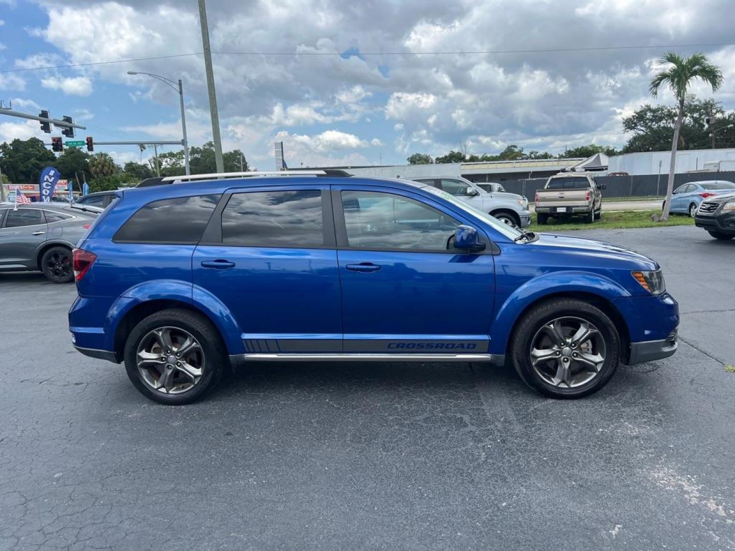 2015 BLUE DODGE JOURNEY CROSSROAD (3C4PDCGB1FT) with an 2.4L engine, Automatic transmission, located at 2929 9th St. West, Bradenton, 34205, (941) 242-2810, 27.473591, -82.570679 - Thanks for inquring into DriveNation USA! All vehicles listed can be viewed at www.drivenationusa.com for vehicle history reports and additonal info. We cannot quote any terms such as down payments or monthly payments without an application. You can apply directly at www.drivenationusa.com or by con - Photo#8