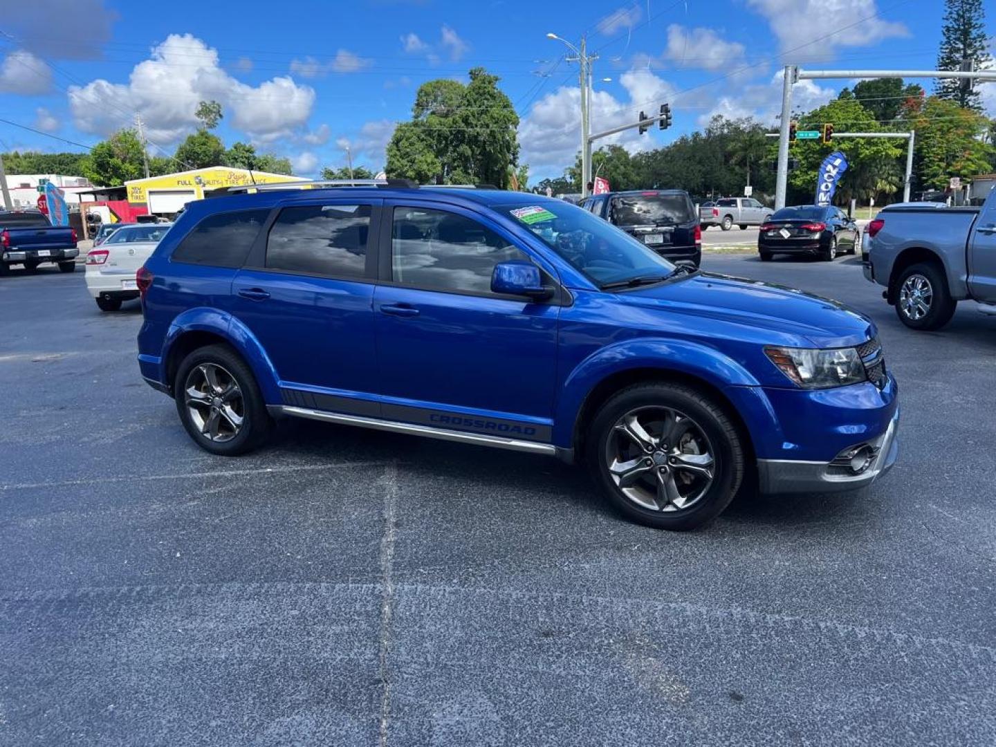 2015 BLUE DODGE JOURNEY CROSSROAD (3C4PDCGB1FT) with an 2.4L engine, Automatic transmission, located at 2929 9th St. West, Bradenton, 34205, (941) 242-2810, 27.473591, -82.570679 - Thanks for inquring into DriveNation USA! All vehicles listed can be viewed at www.drivenationusa.com for vehicle history reports and additonal info. We cannot quote any terms such as down payments or monthly payments without an application. You can apply directly at www.drivenationusa.com or by con - Photo#18