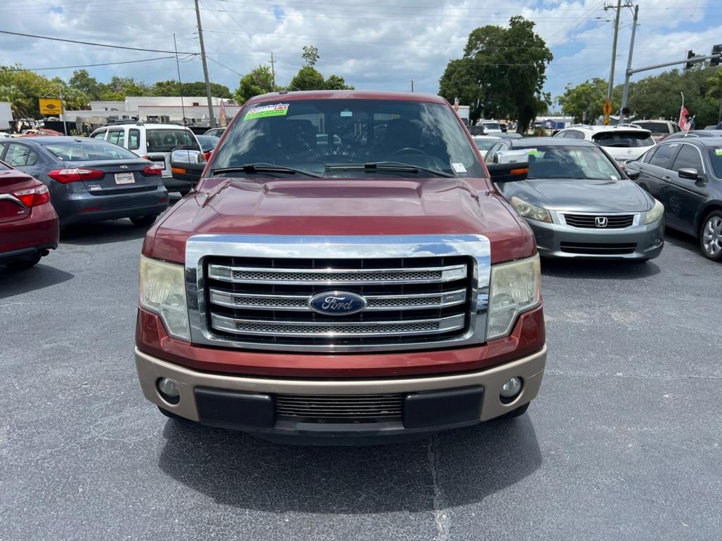 2014 BROWN FORD F150 SUPER CAB (1FTFX1CT2EK) with an 3.5L engine, Automatic transmission, located at 2929 9th St. West, Bradenton, 34205, (941) 242-2810, 27.473591, -82.570679 - Photo#2