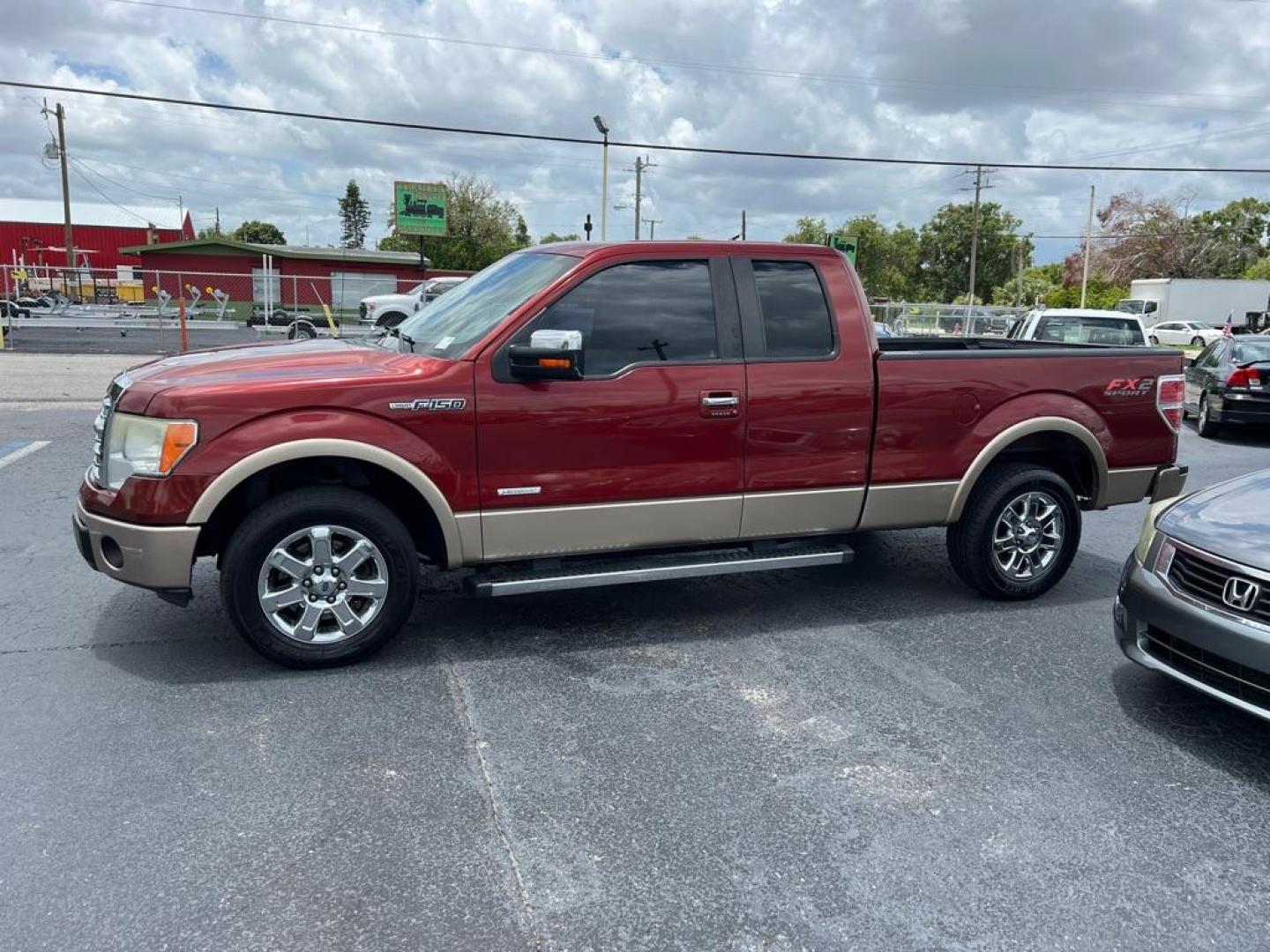 2014 BROWN FORD F150 SUPER CAB (1FTFX1CT2EK) with an 3.5L engine, Automatic transmission, located at 2929 9th St. West, Bradenton, 34205, (941) 242-2810, 27.473591, -82.570679 - Photo#4