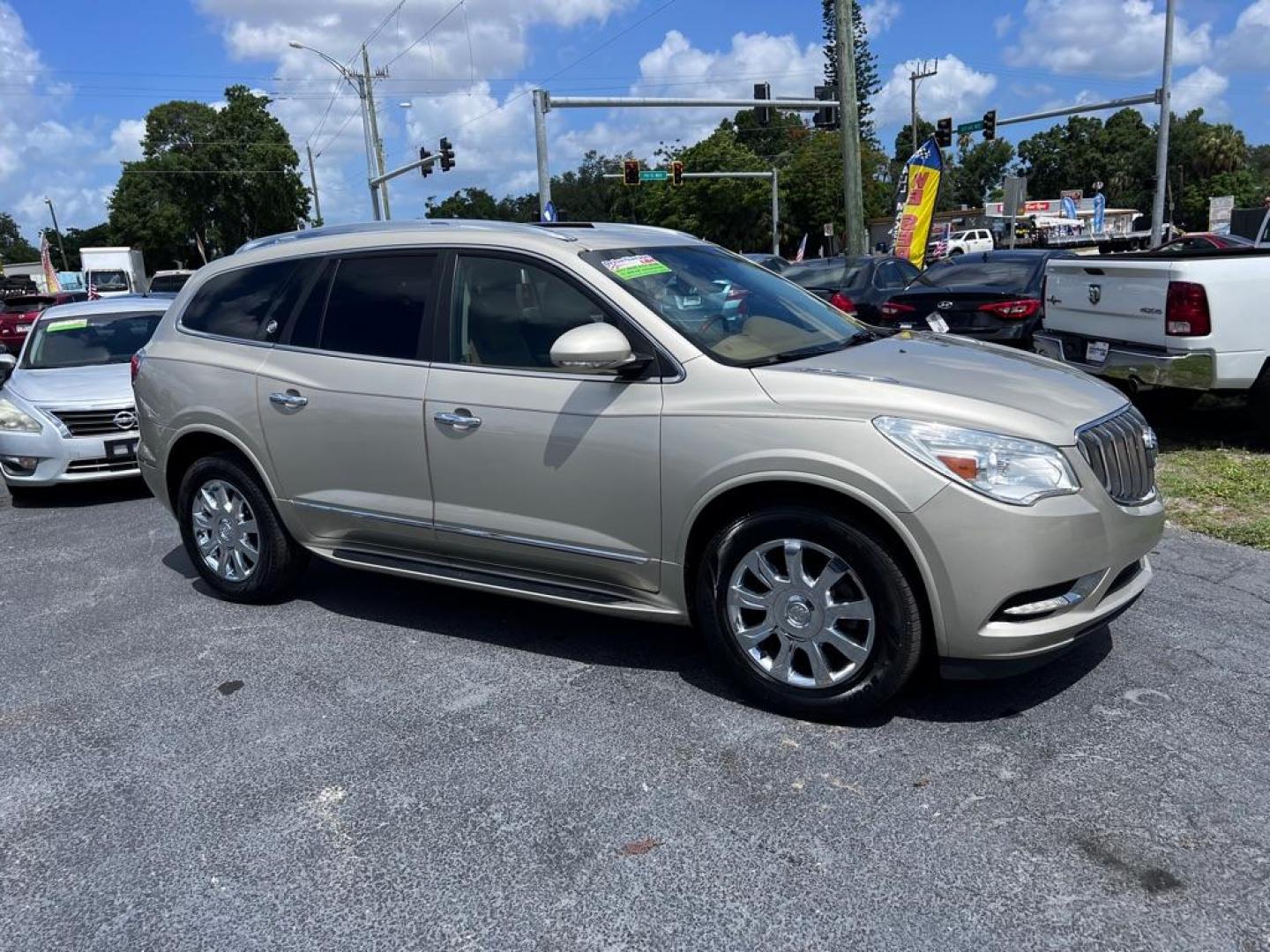 2017 SILVER BUICK ENCLAVE (5GAKRCKD2HJ) with an 3.6L engine, Automatic transmission, located at 2929 9th St. West, Bradenton, 34205, (941) 242-2810, 27.473591, -82.570679 - Photo#1