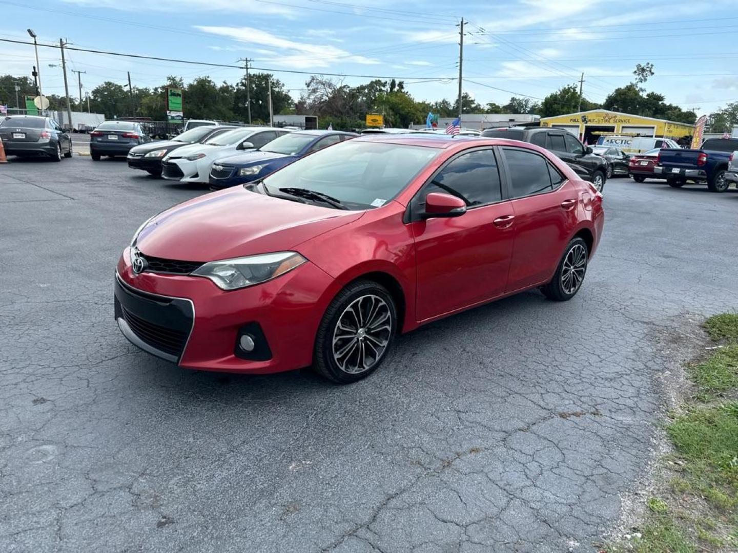 2015 RED TOYOTA COROLLA LE (5YFBURHE1FP) with an 1.8L engine, Automatic transmission, located at 2929 9th St. West, Bradenton, 34205, (941) 242-2810, 27.473591, -82.570679 - Thanks for inquring into DriveNation USA! All vehicles listed can be viewed at www.drivenationusa.com for vehicle history reports and additonal info. We cannot quote any terms such as down payments or monthly payments without an application. You can apply directly at www.drivenationusa.com or by con - Photo#4