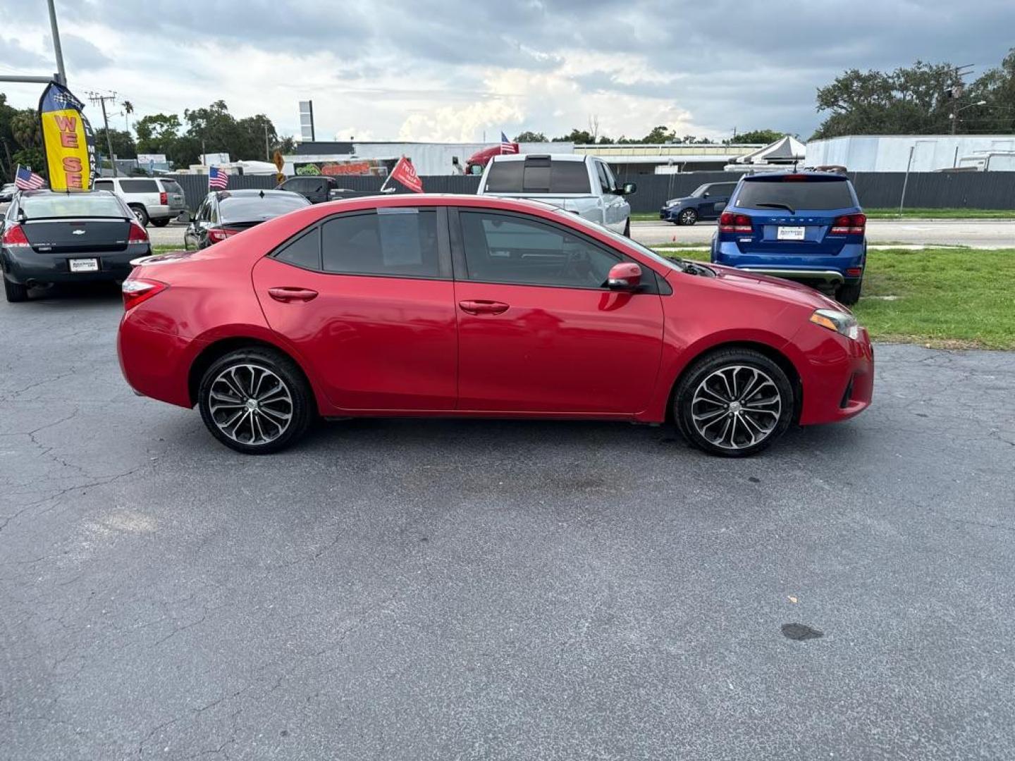 2015 RED TOYOTA COROLLA LE (5YFBURHE1FP) with an 1.8L engine, Automatic transmission, located at 2929 9th St. West, Bradenton, 34205, (941) 242-2810, 27.473591, -82.570679 - Thanks for inquring into DriveNation USA! All vehicles listed can be viewed at www.drivenationusa.com for vehicle history reports and additonal info. We cannot quote any terms such as down payments or monthly payments without an application. You can apply directly at www.drivenationusa.com or by con - Photo#7